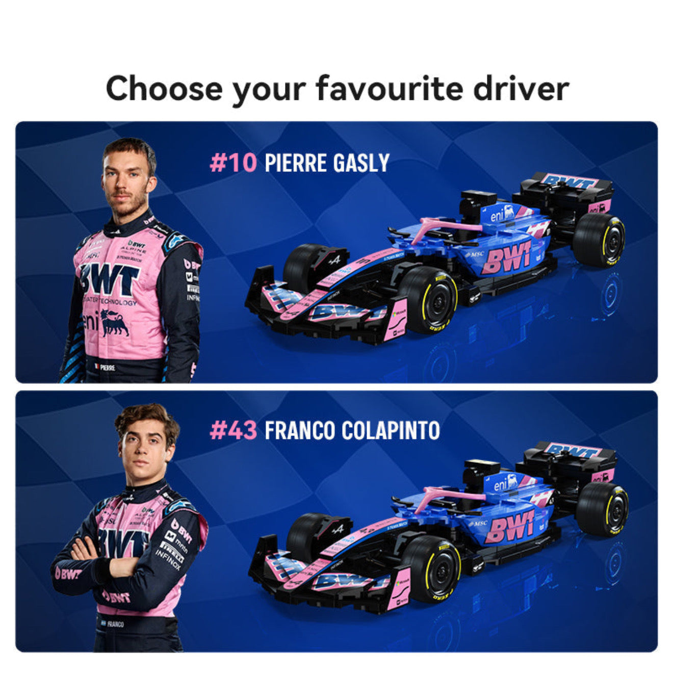 BWT Alpine Formula One Team | 302pcs