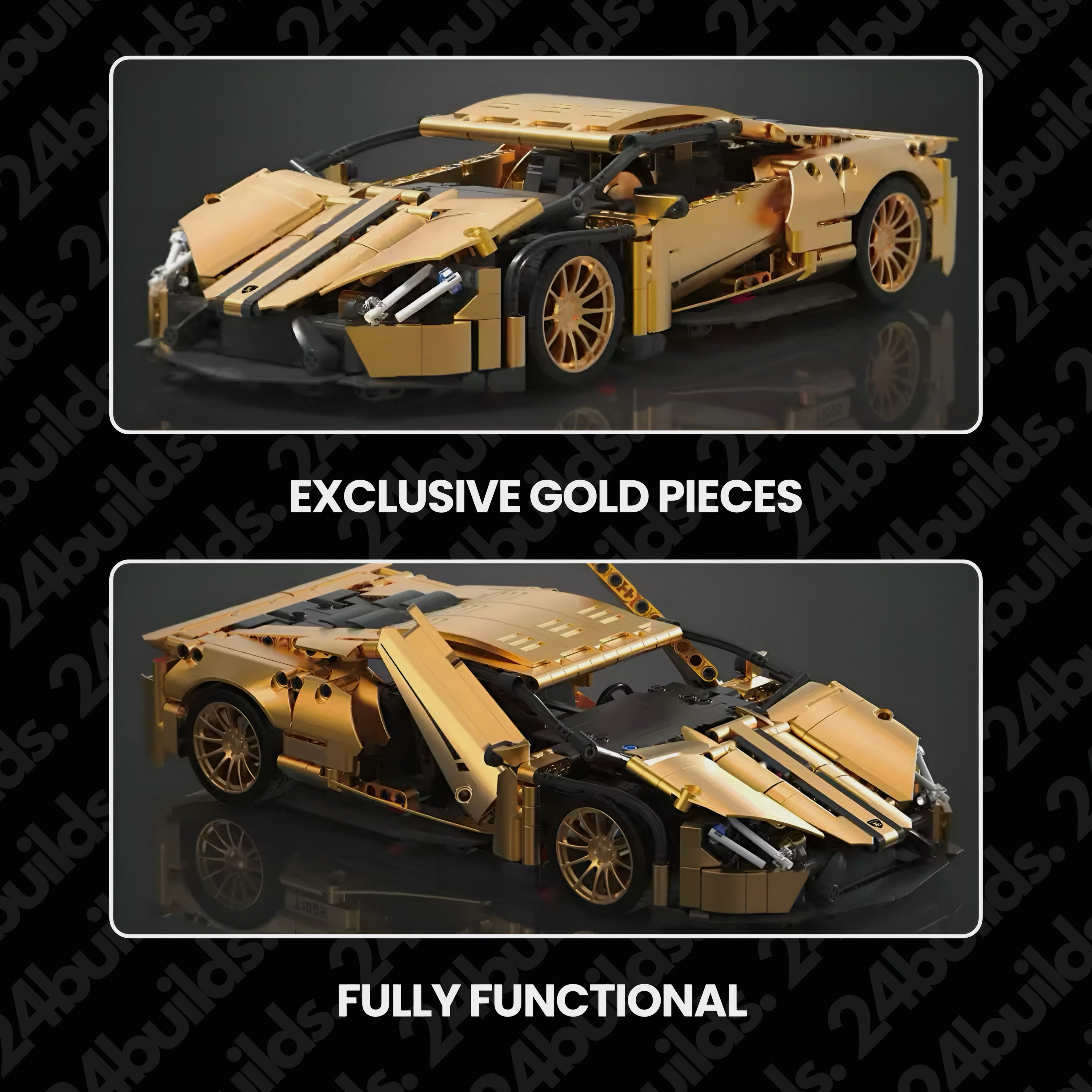 GOLD EDITION ITALIAN SUPERCAR | 1312PCS