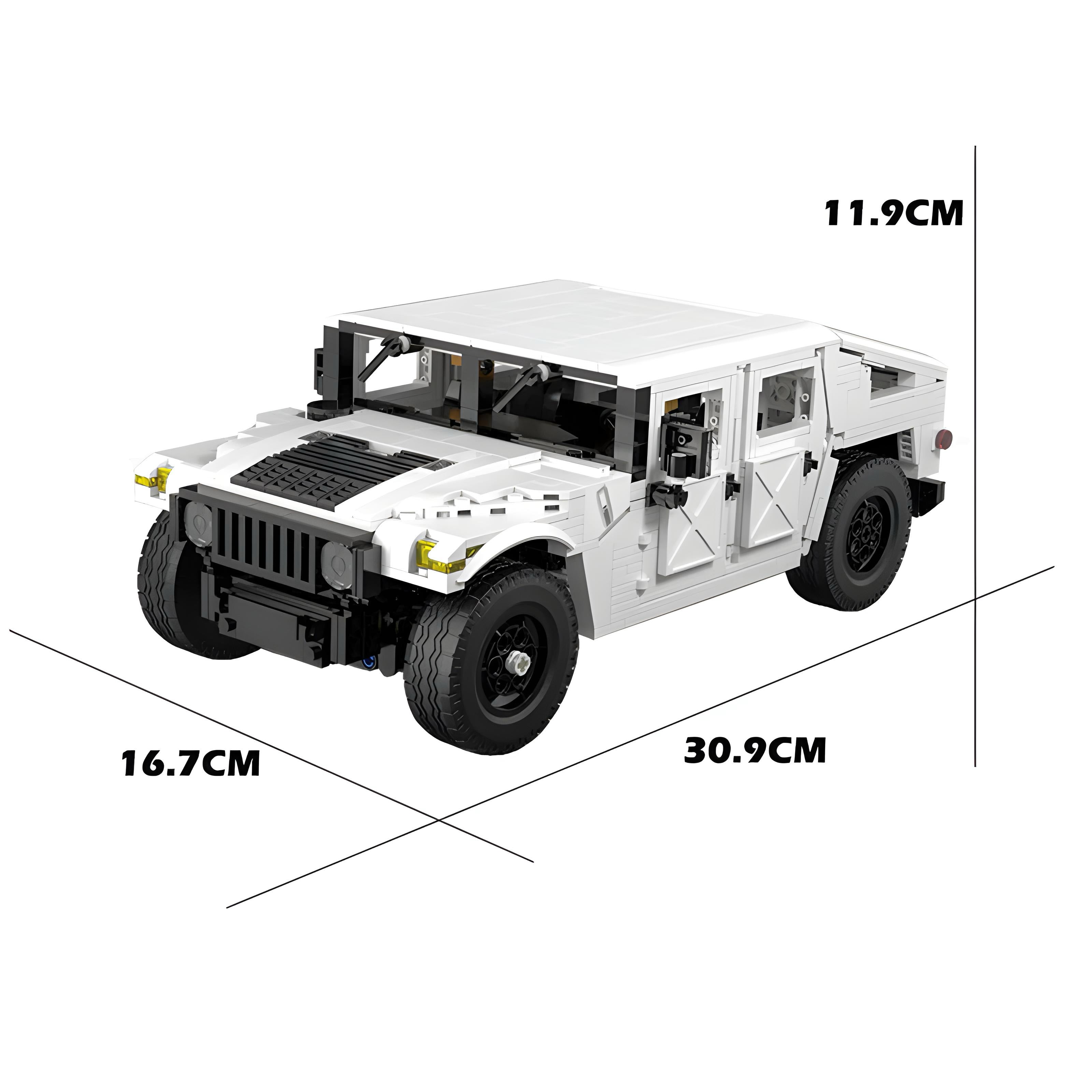 REMOTE CONTROLLED H1 HUMVEE | 1382PCS