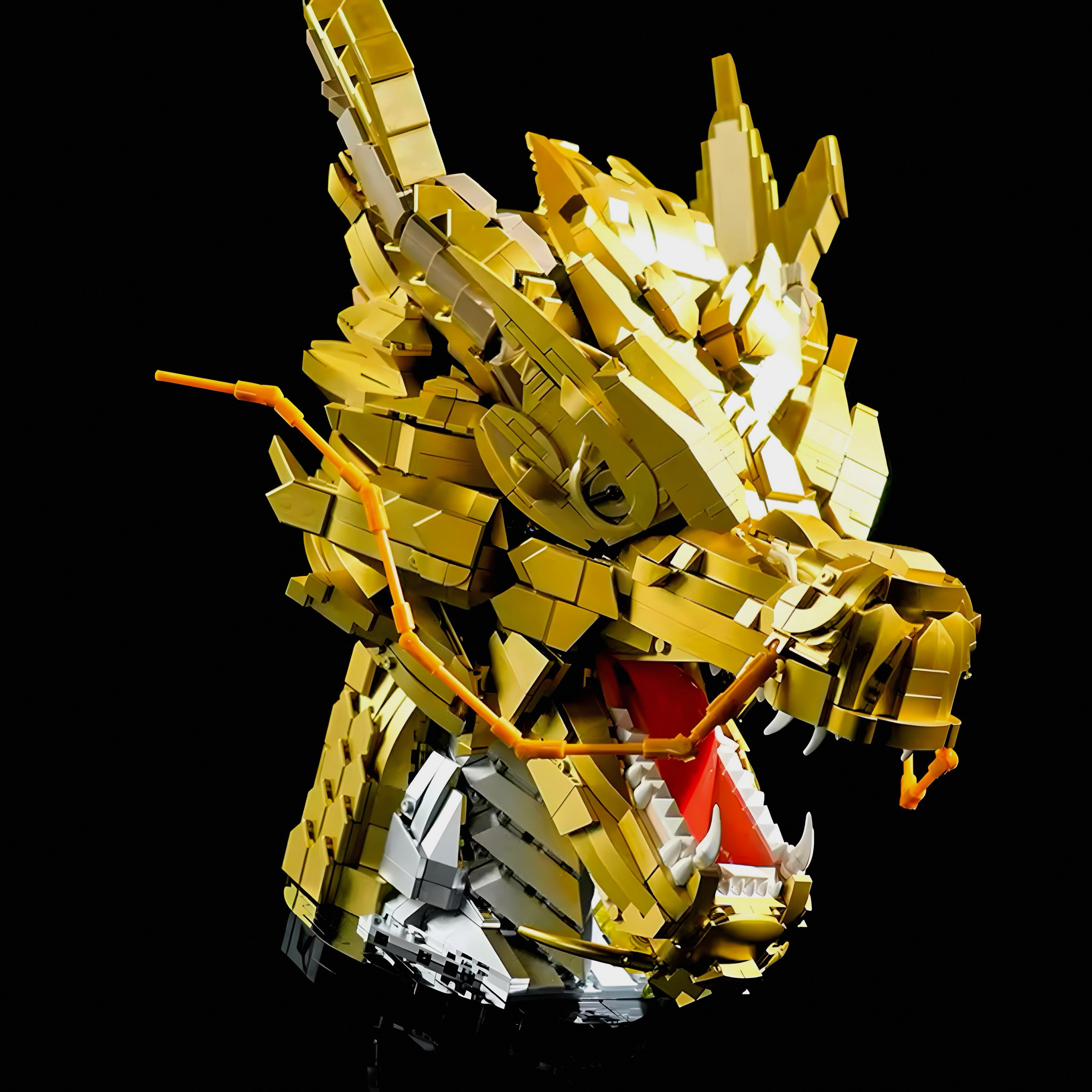 GOLD EDITION DRAGON HEAD | 2572PCS