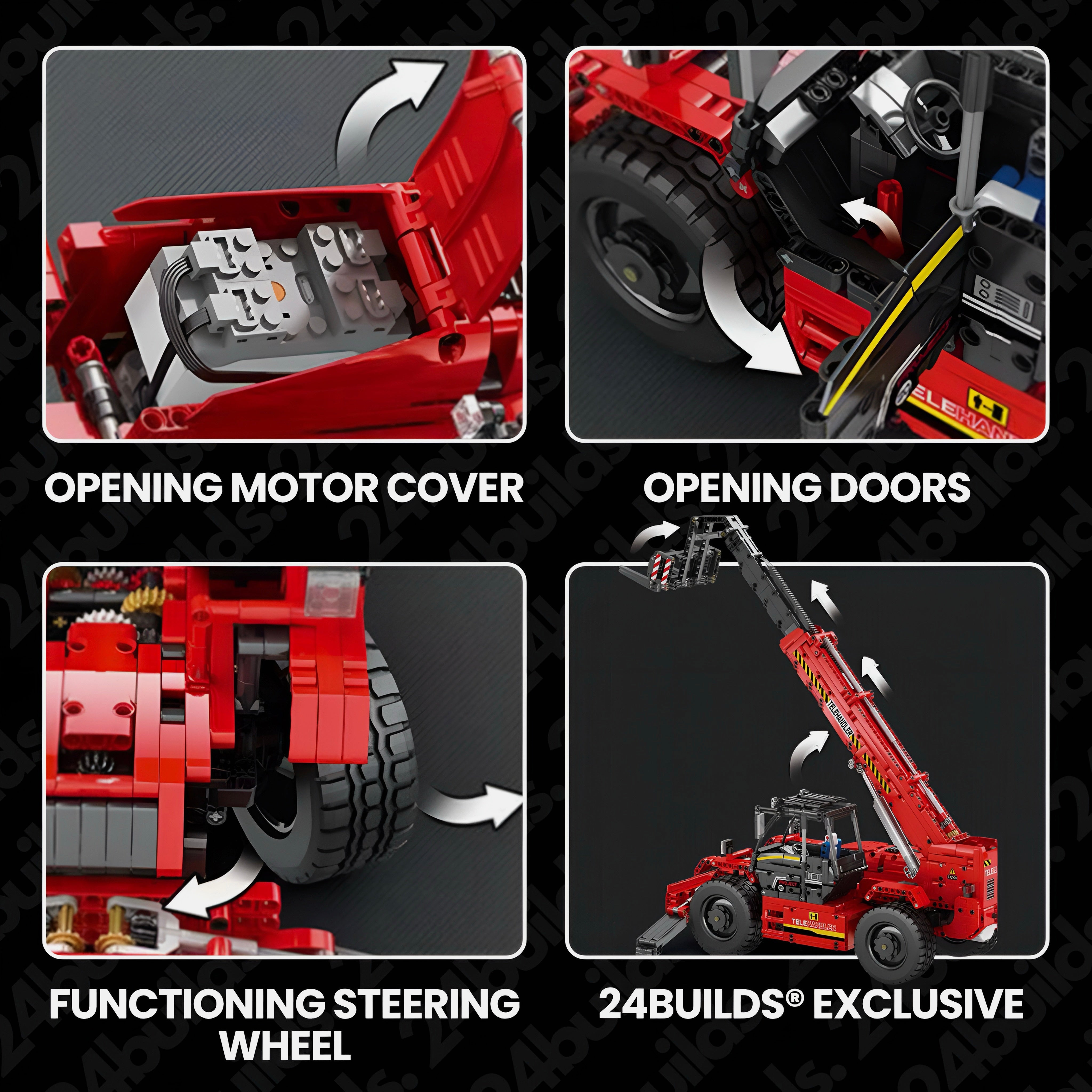 REMOTE CONTROLLED TELEHANDLER | 2260pcs
