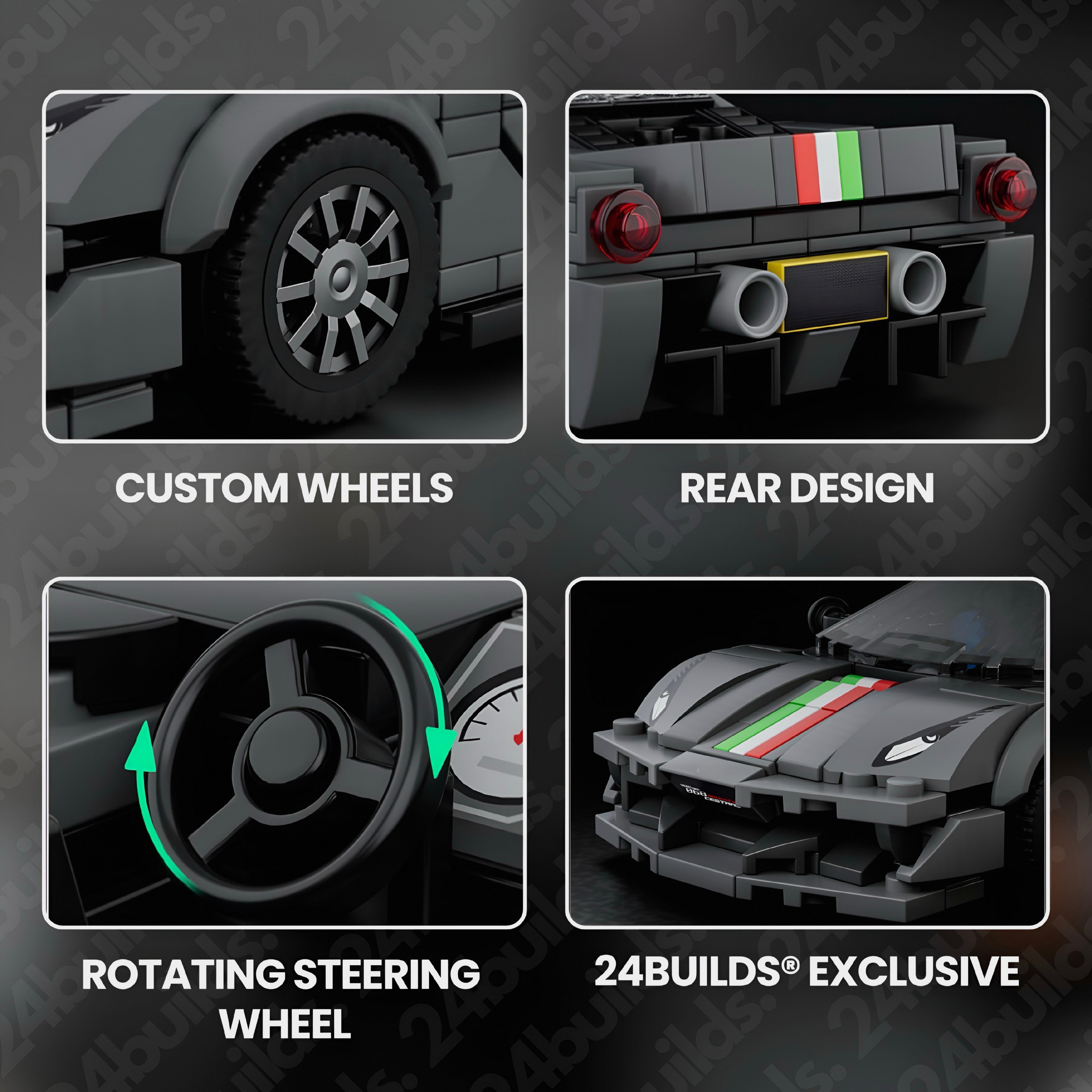 24BUILDS® 488 PISTA | 360PCS