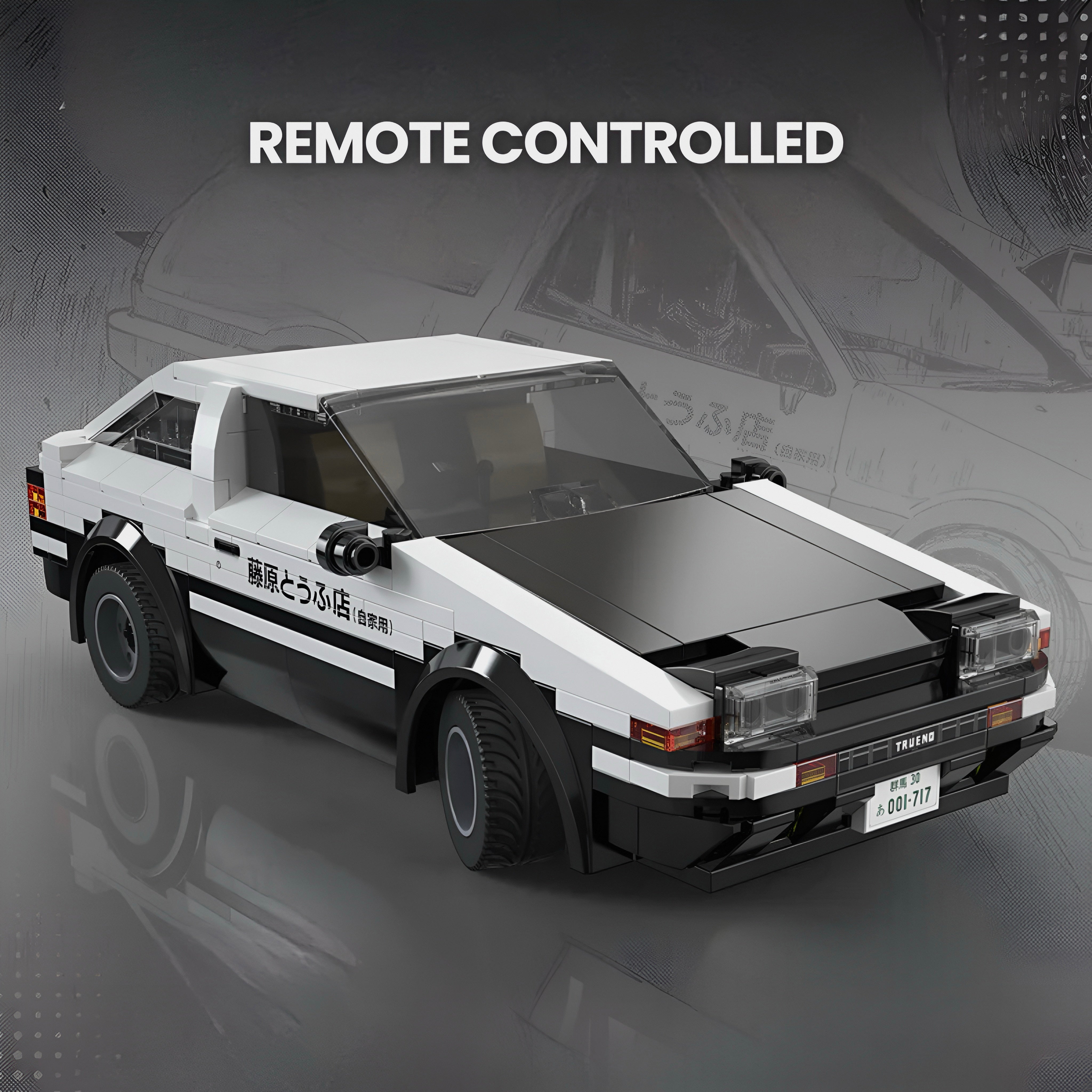 REMOTE CONTROLLED INITIAL D AE86 | 326PCS