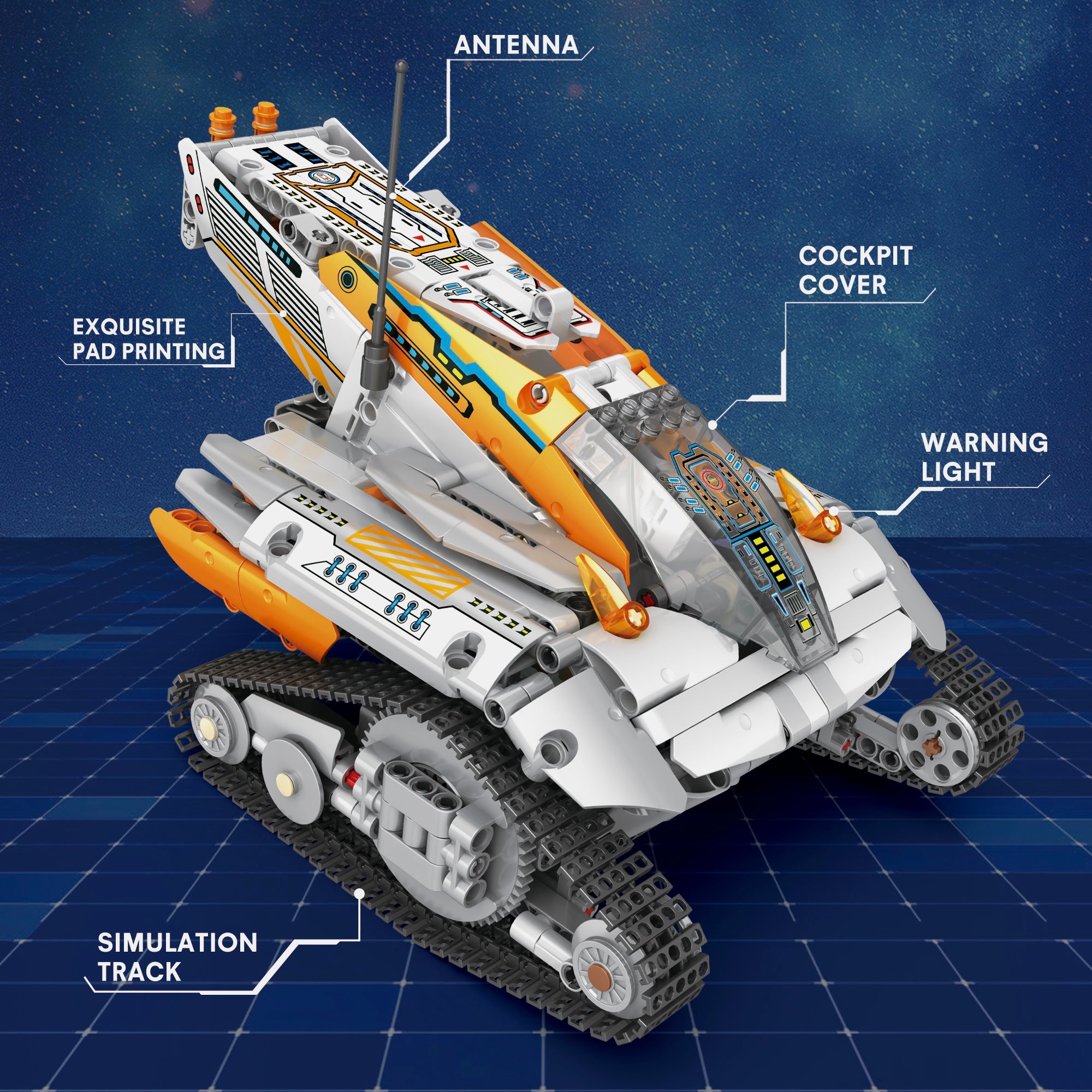 Remote Controlled Intergalactic Explorer | 704pcs