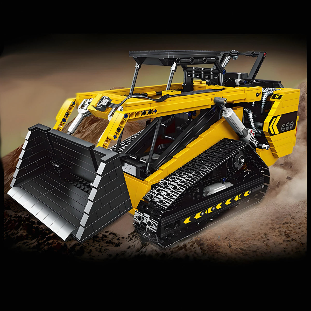 Swap between a loading bucket and a mulcher