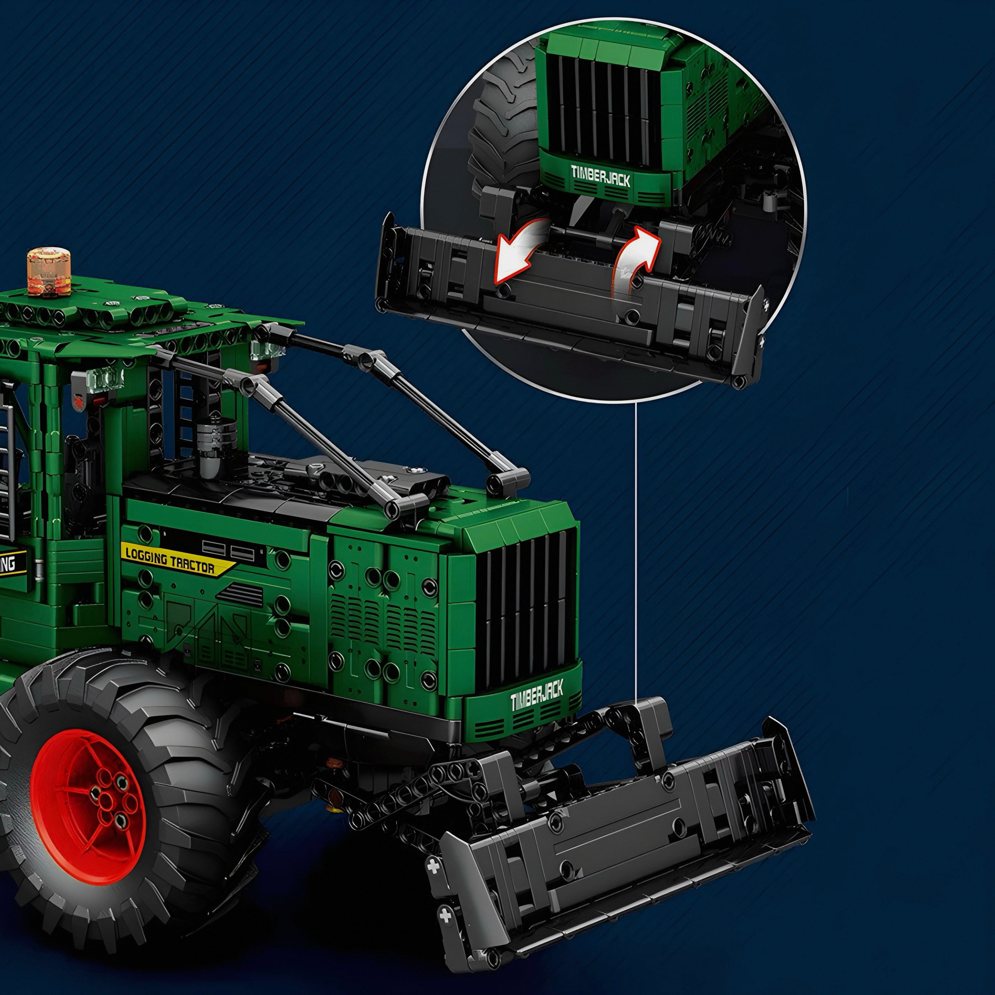 SKIDDER TRACTOR | 1740PCS