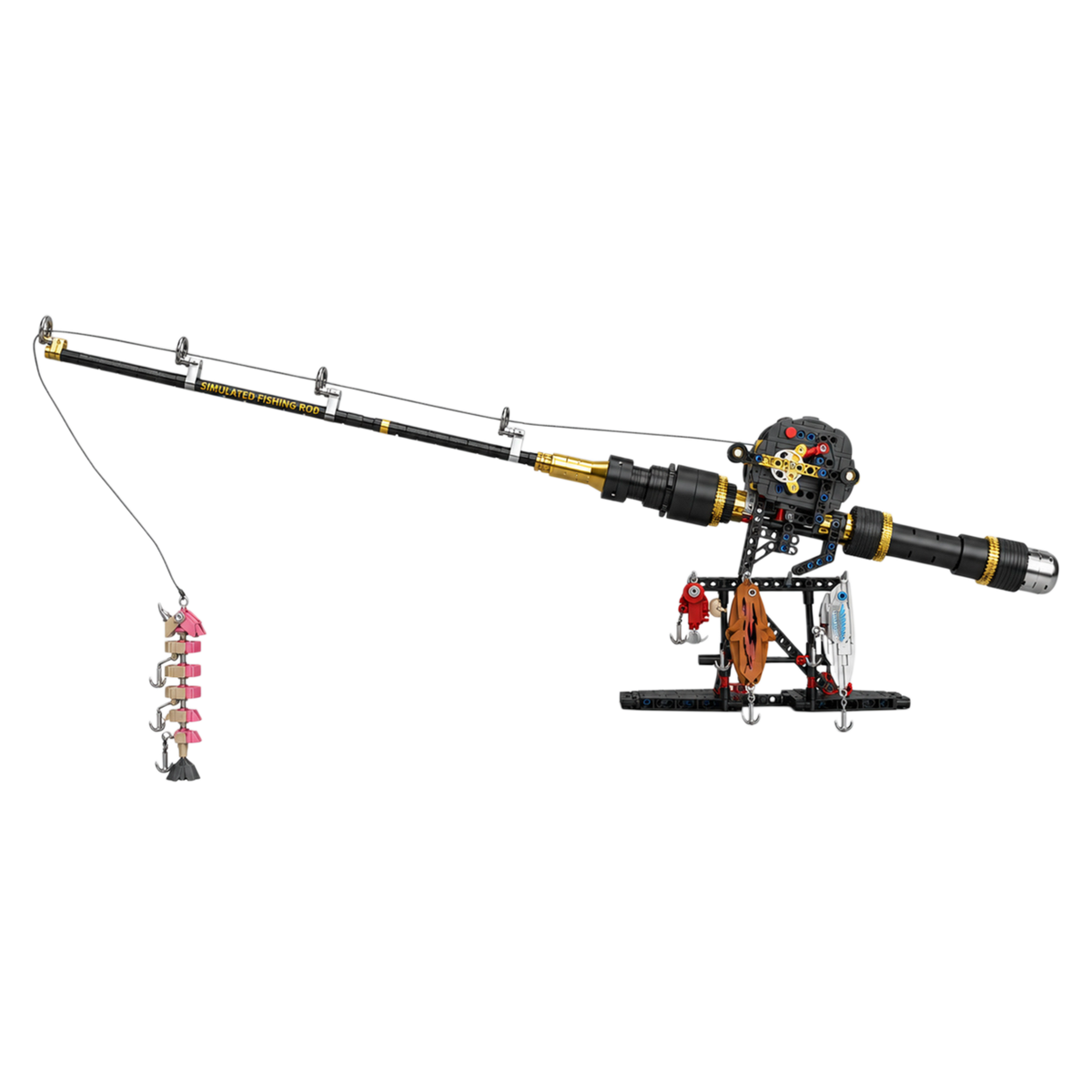 Drum Reel Fishing Rod