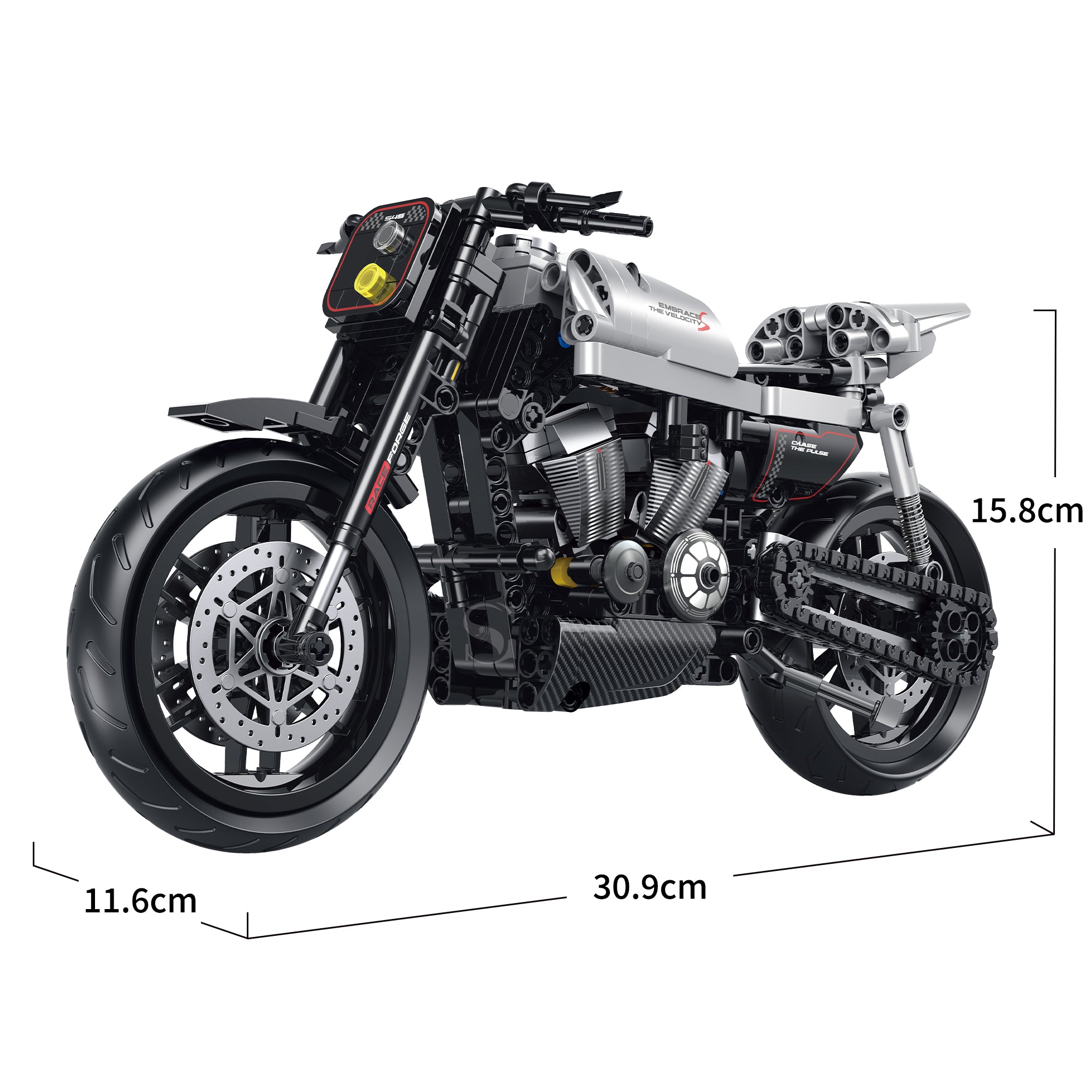 Silver V2 Café Racer
