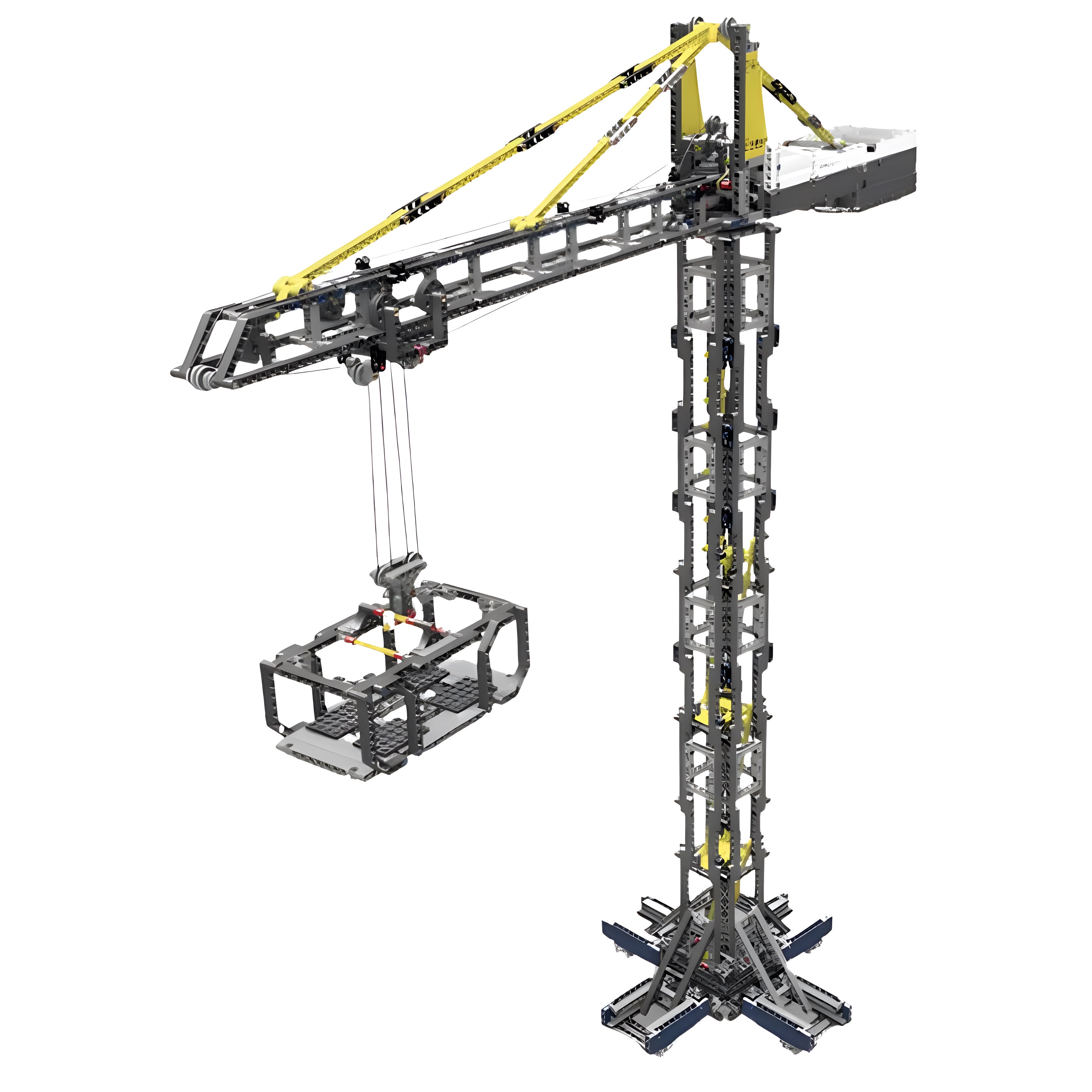 REMOTE CONTROLLED 98CM TOWER CRANE | 1796PCS