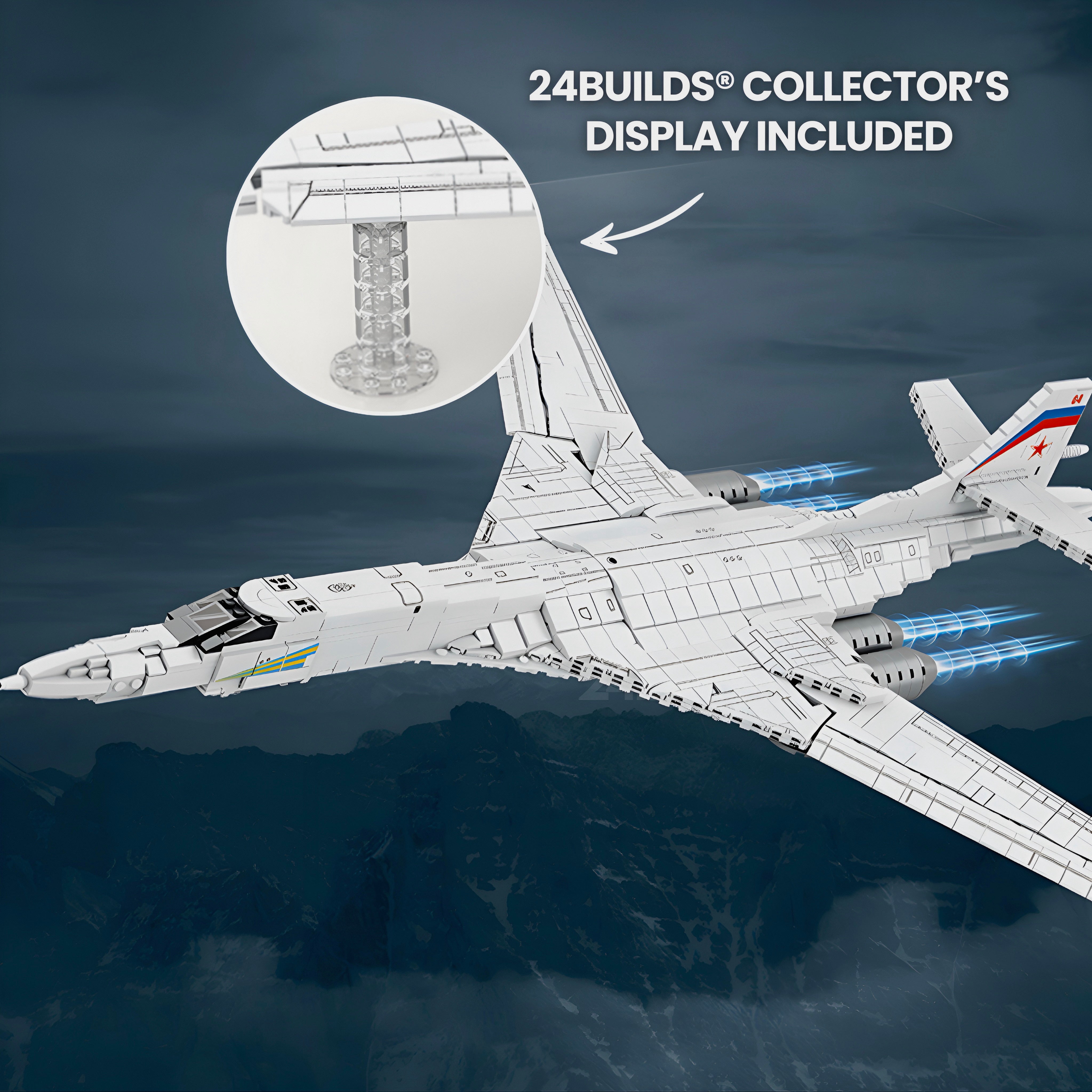 TU-160 STRATEGIC BOMBER | 1598PCS