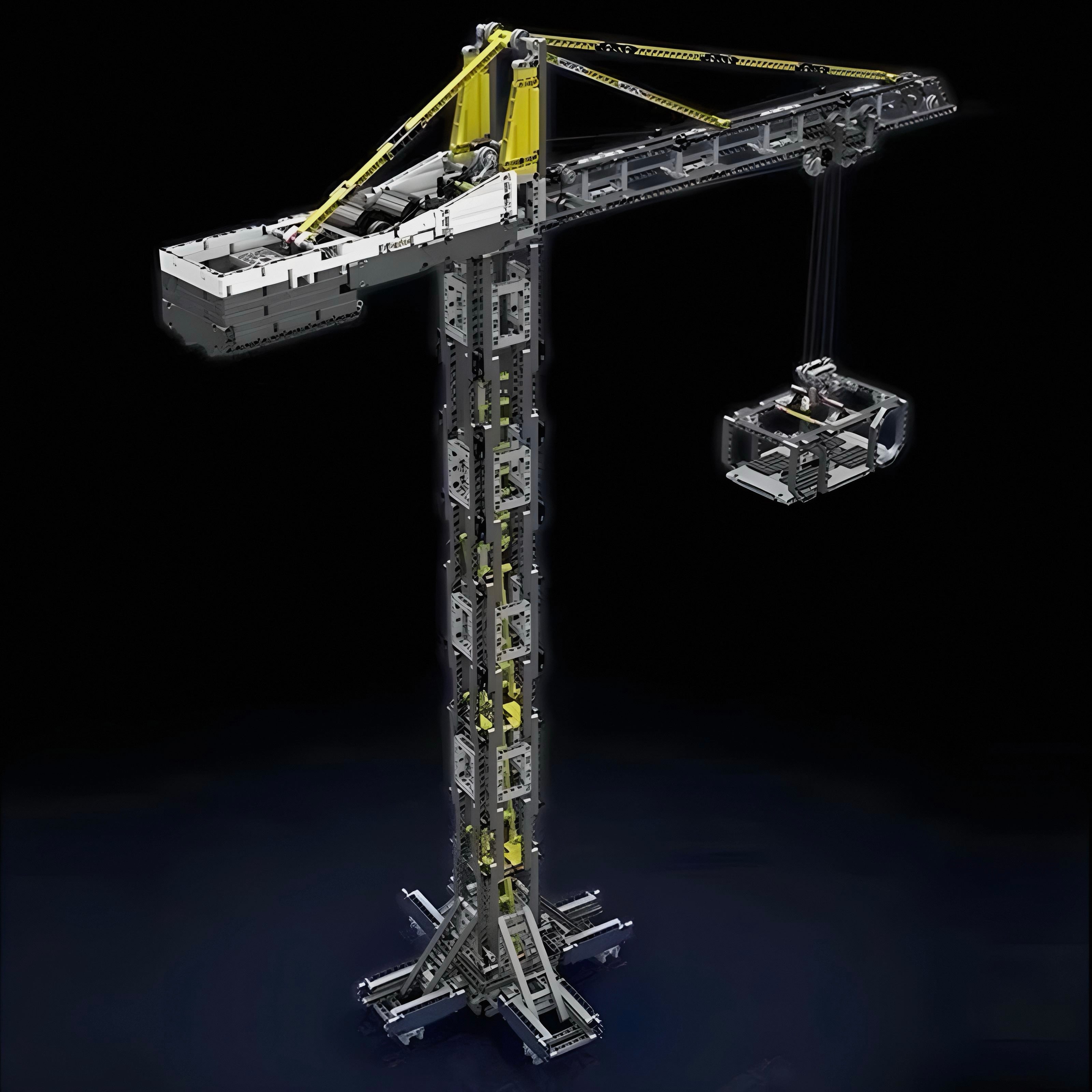 REMOTE CONTROLLED 98CM TOWER CRANE | 1796PCS