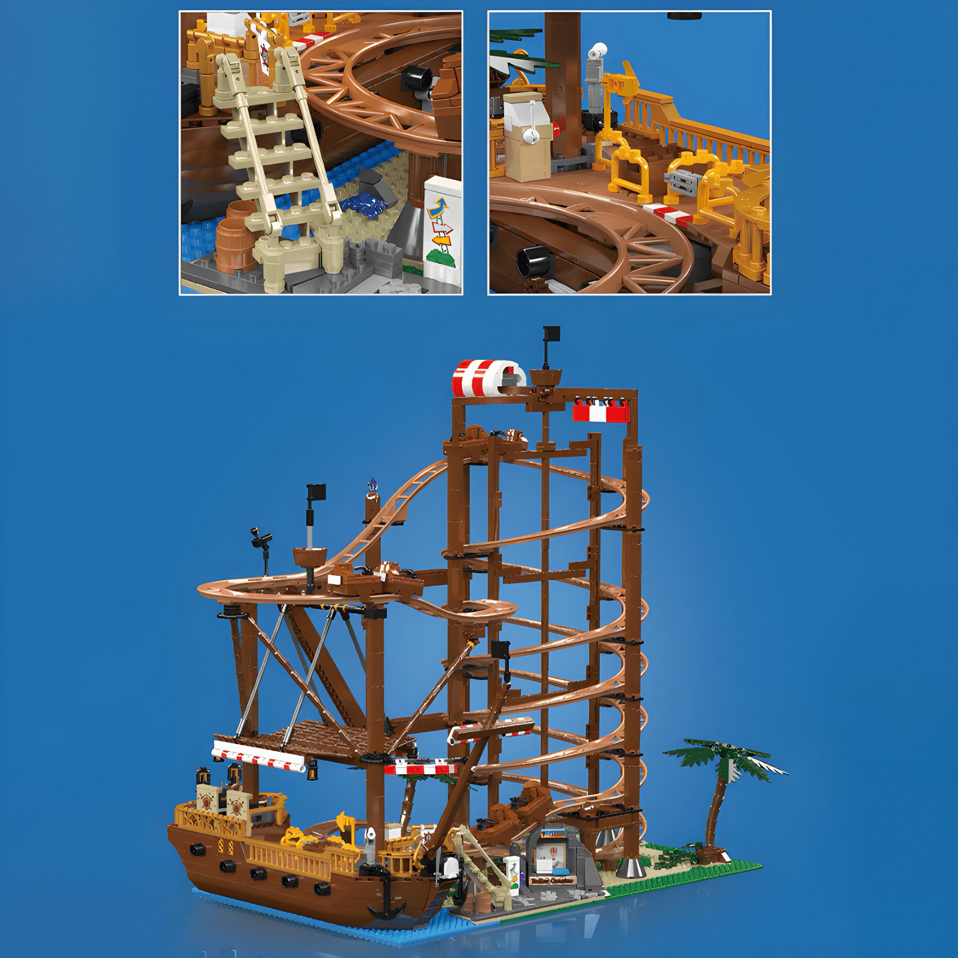 THE PIRATE ROLLER COASTER | 2173PCS