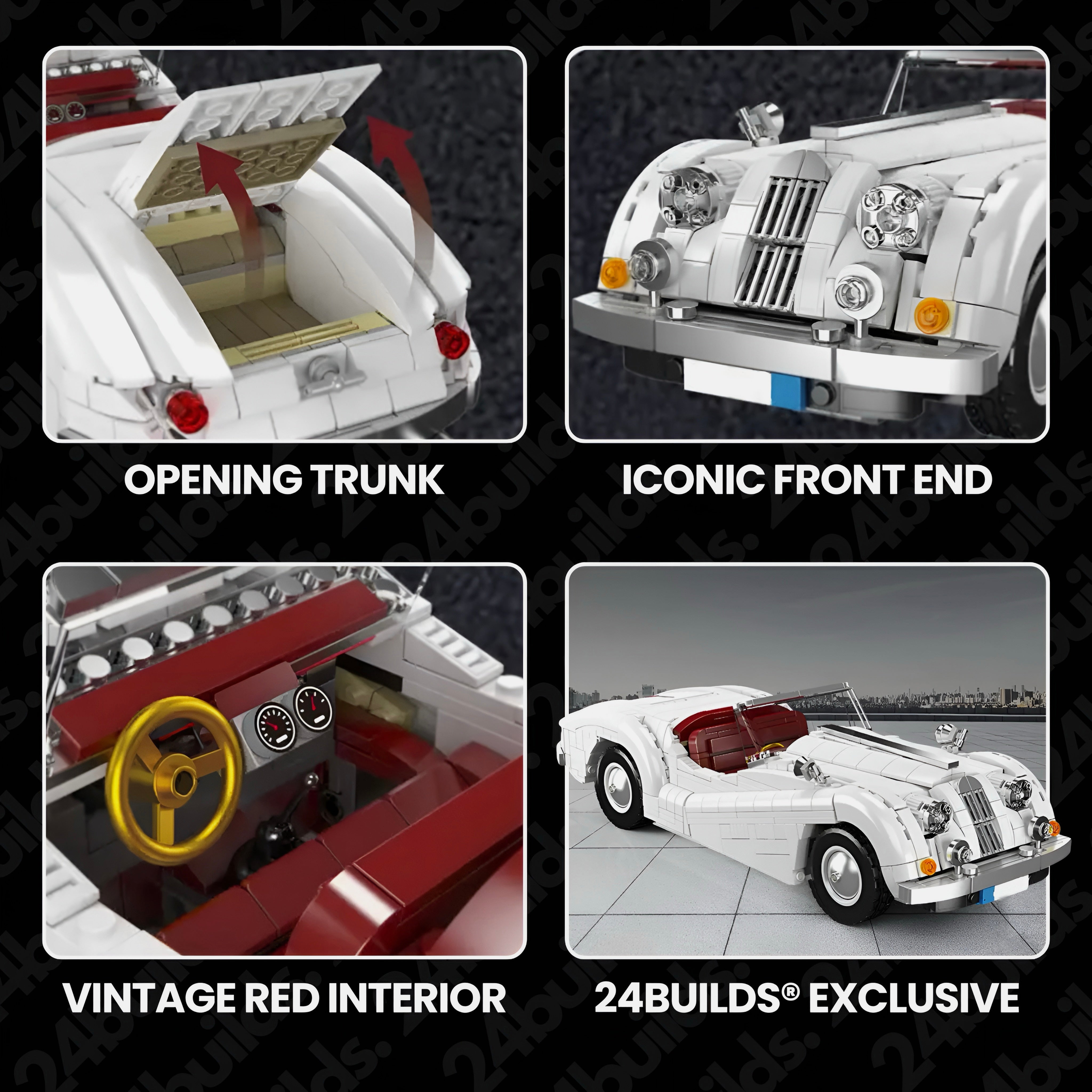 50s British Roadster | 1302pcs