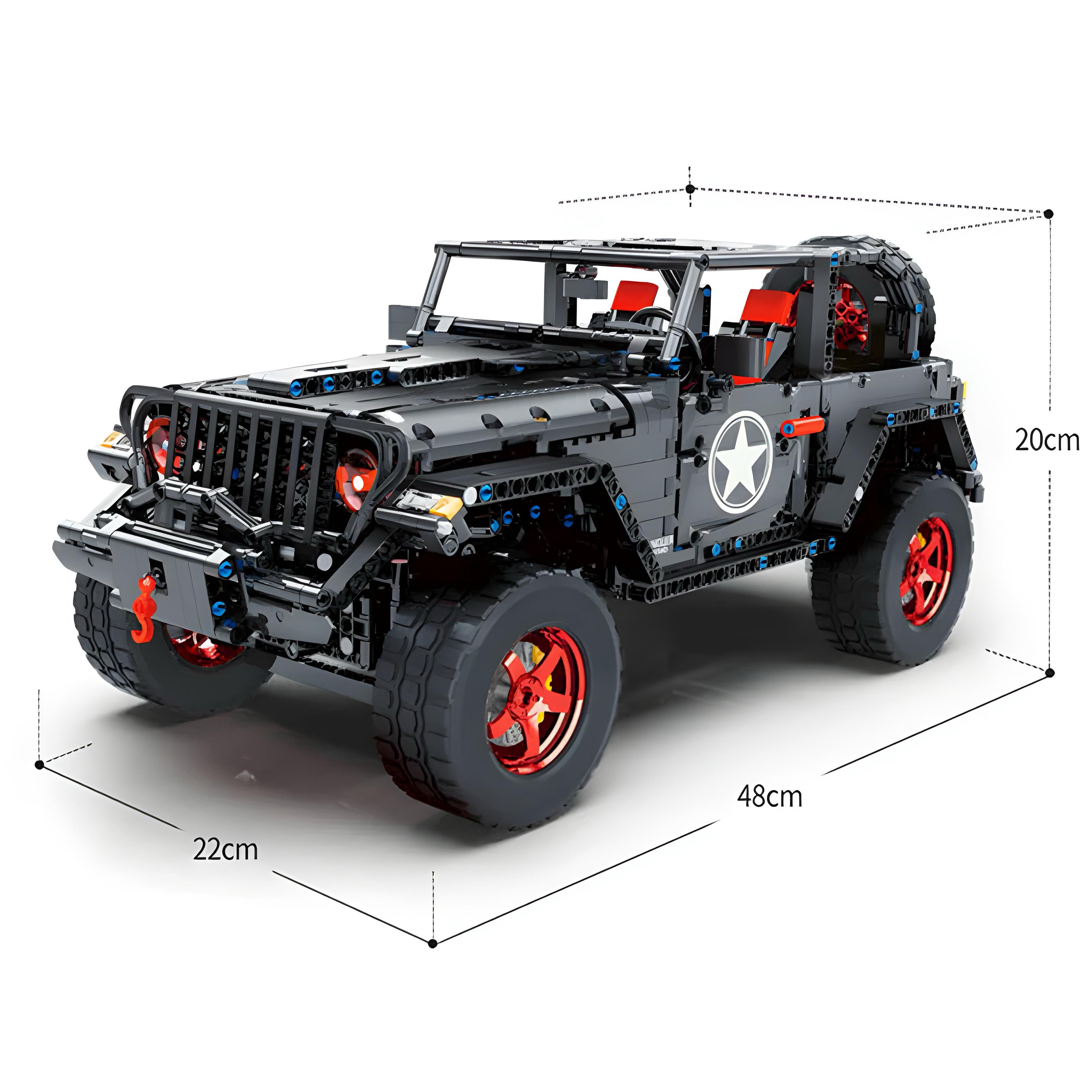 CUSTOM ARMY OFF ROADER | 2272PCS