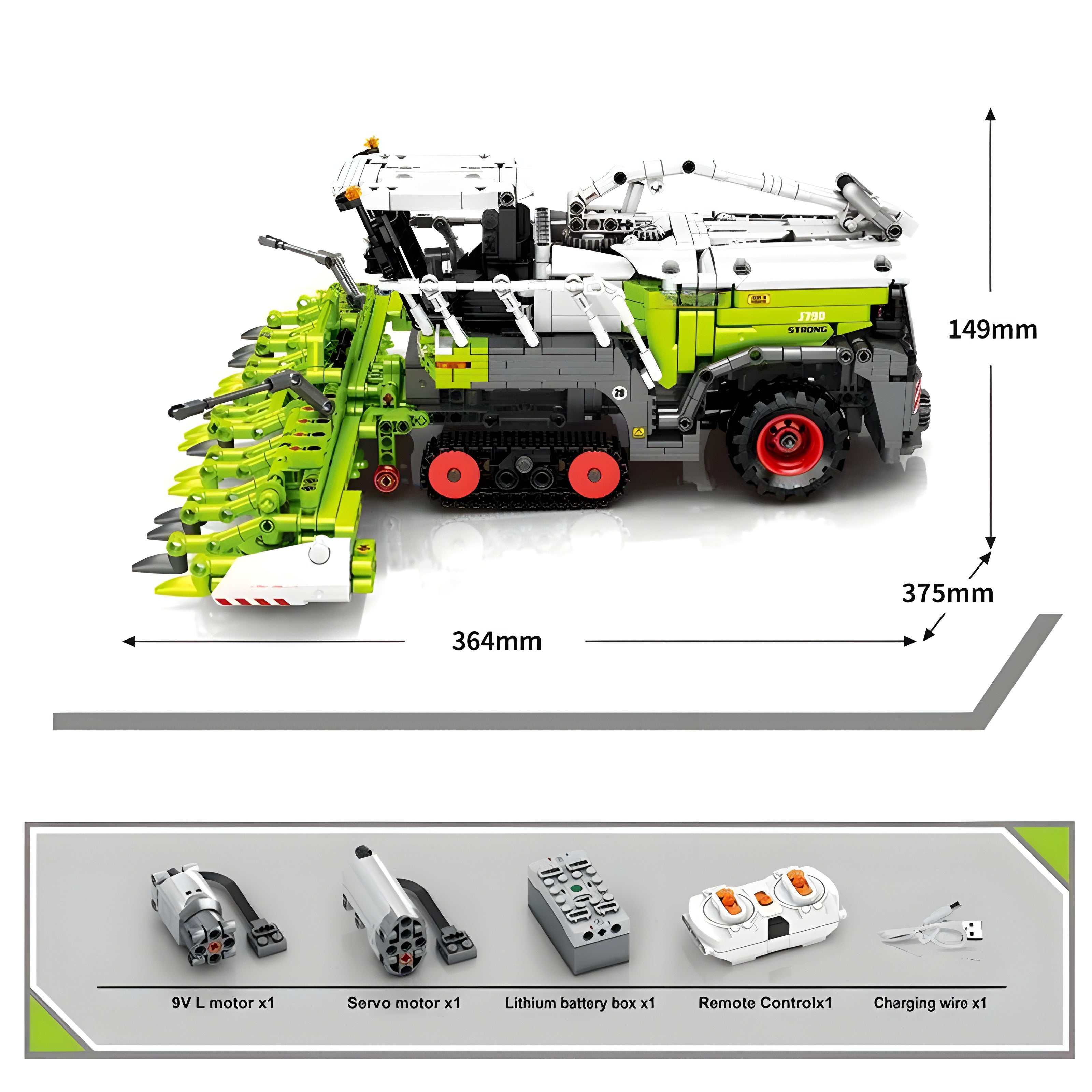 REMOTE CONTROLLED FORAGE HARVESTER |  2022PCS