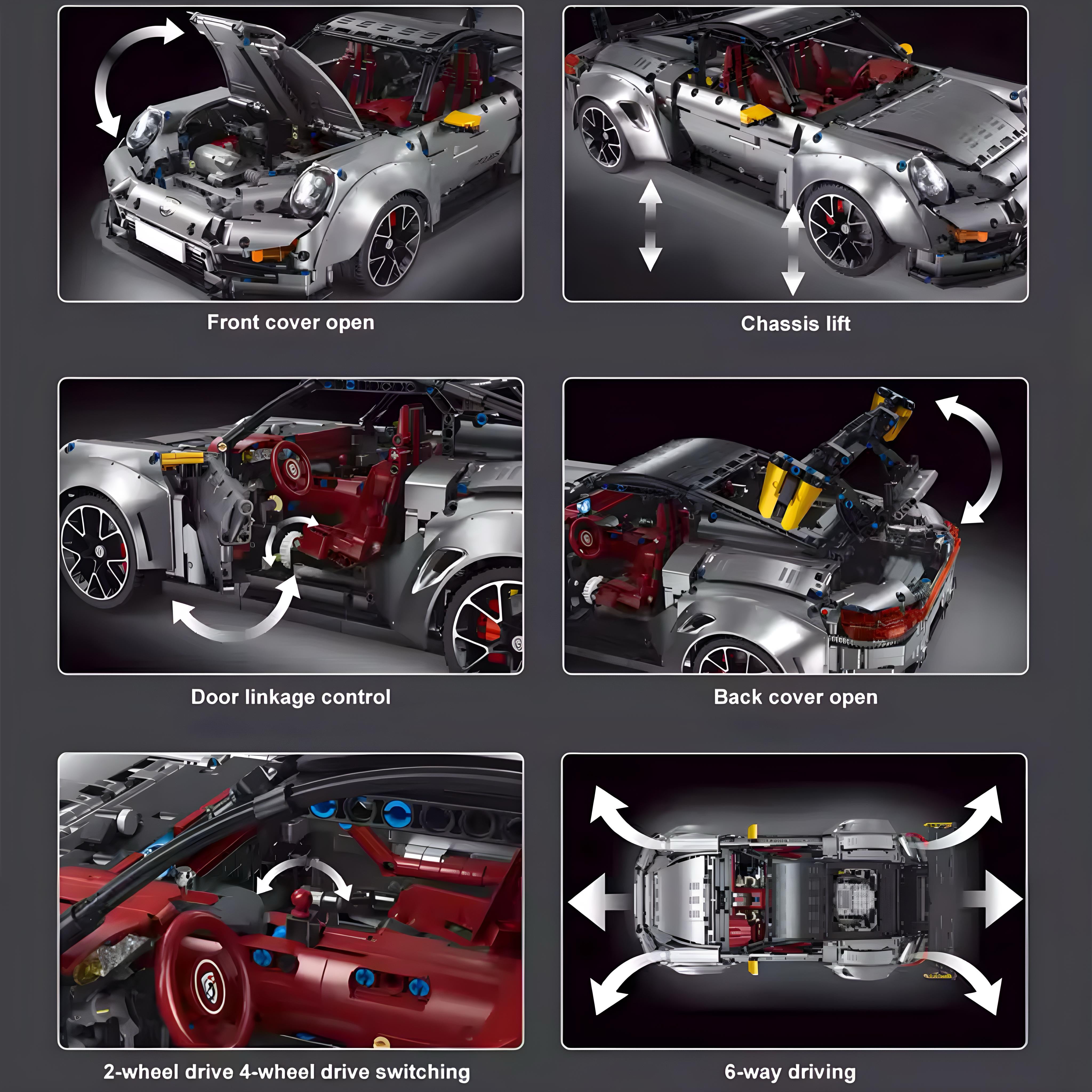 REMOTE CONTROLLED GT2 RS | 3389PCS