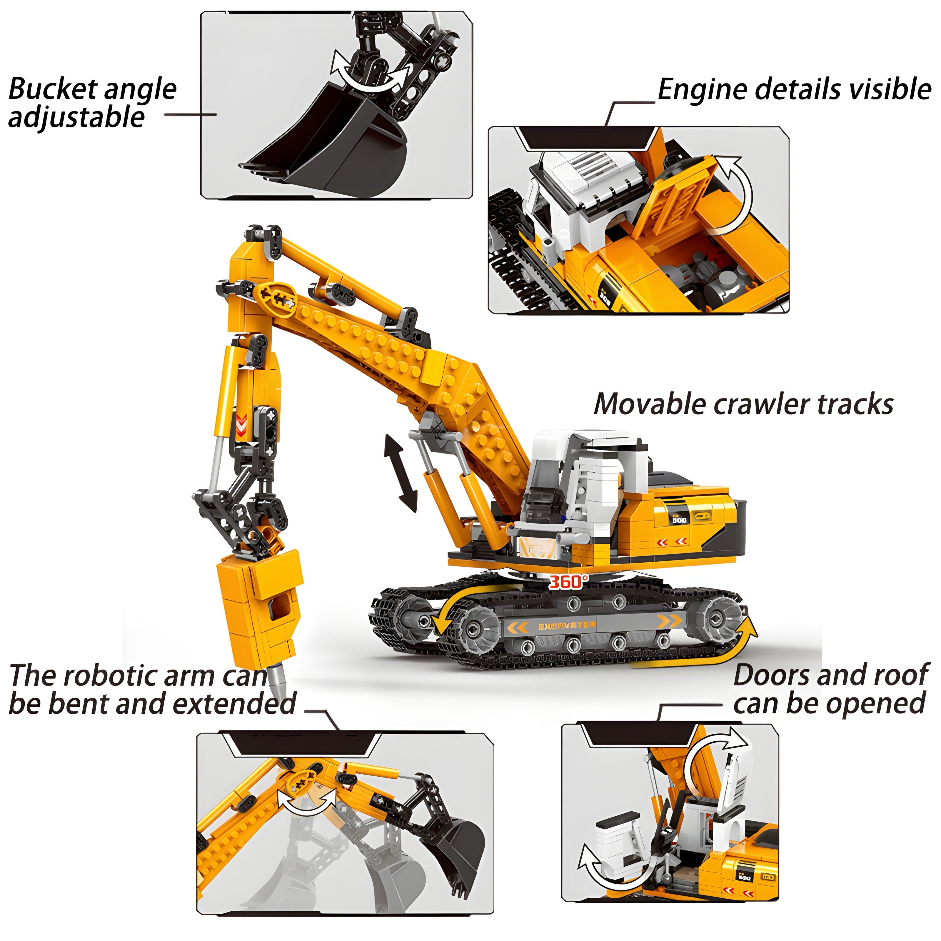 EXCAVATOR | 724PCS