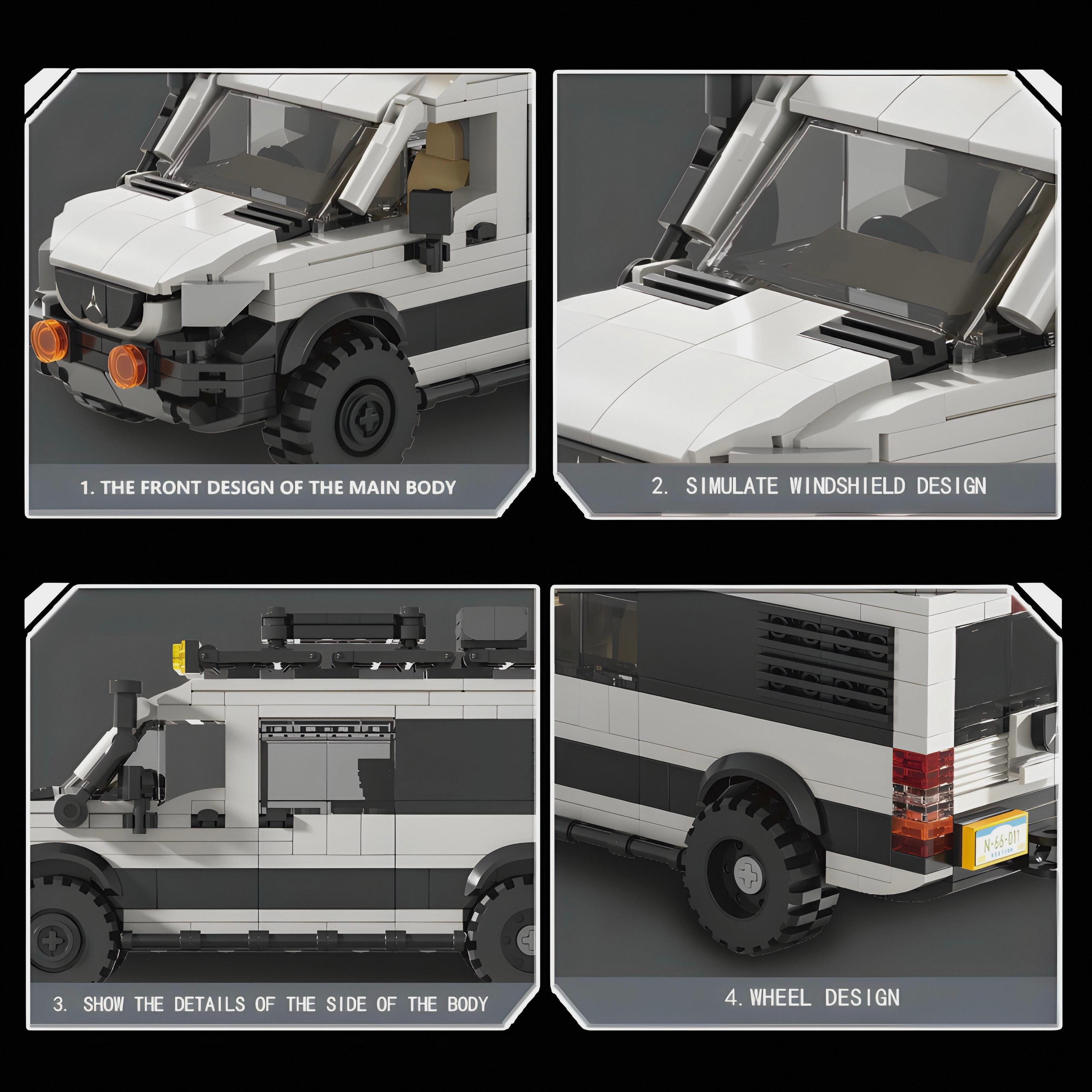 SPRINTER 4X4 OFF ROADER | 580PCS