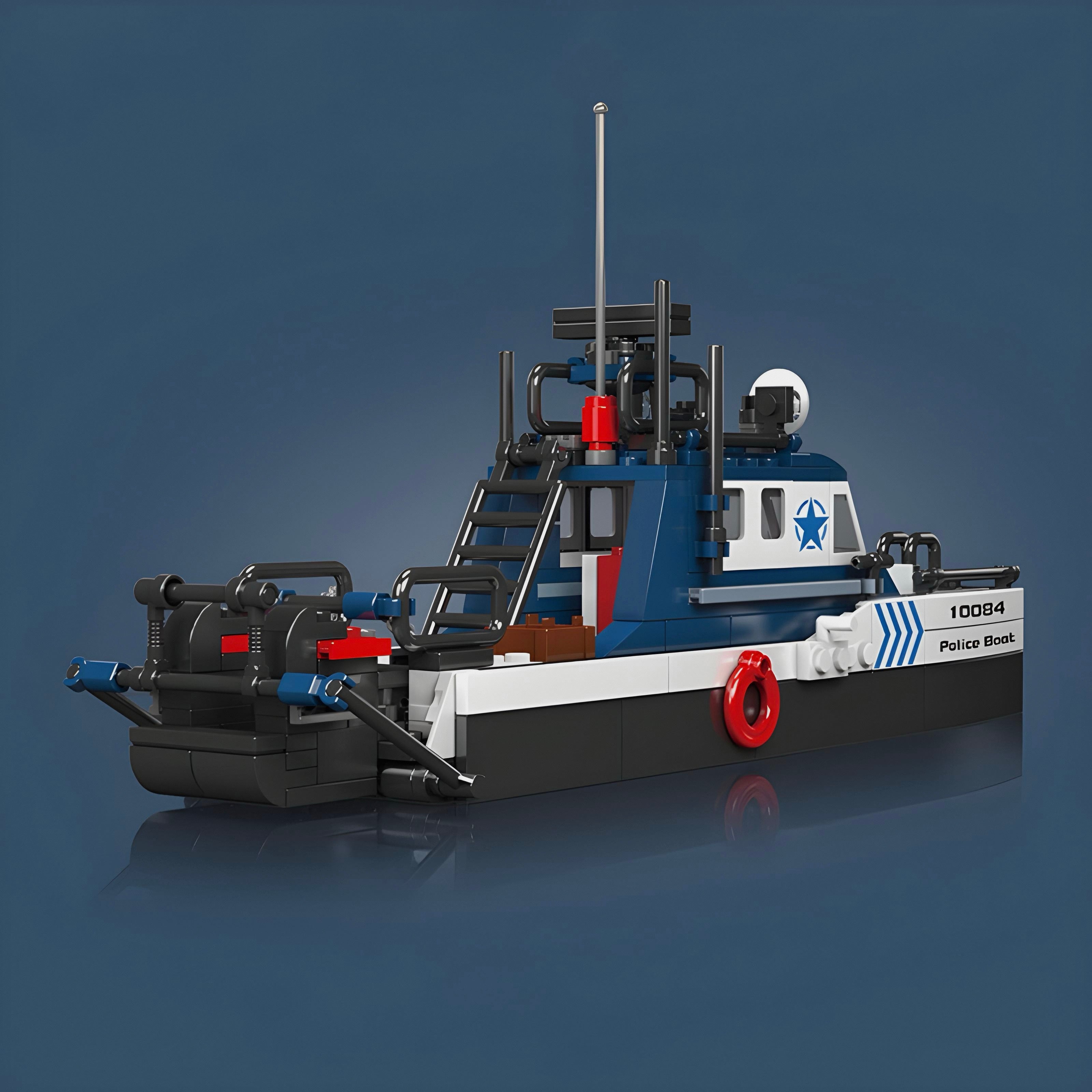 POLICE BOAT | 415PCS