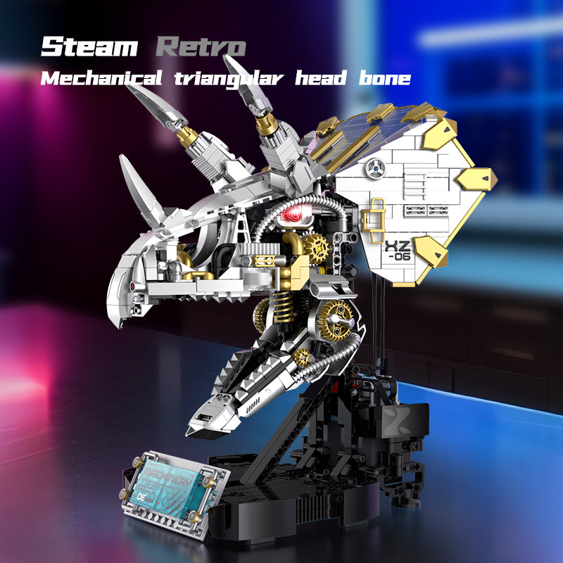 Cyber Triceratops Head | 928pcs