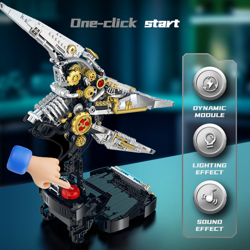 Cyber Pterosaurs Head | 894pcs