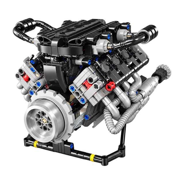 Black Edition Motorised V8 Engine