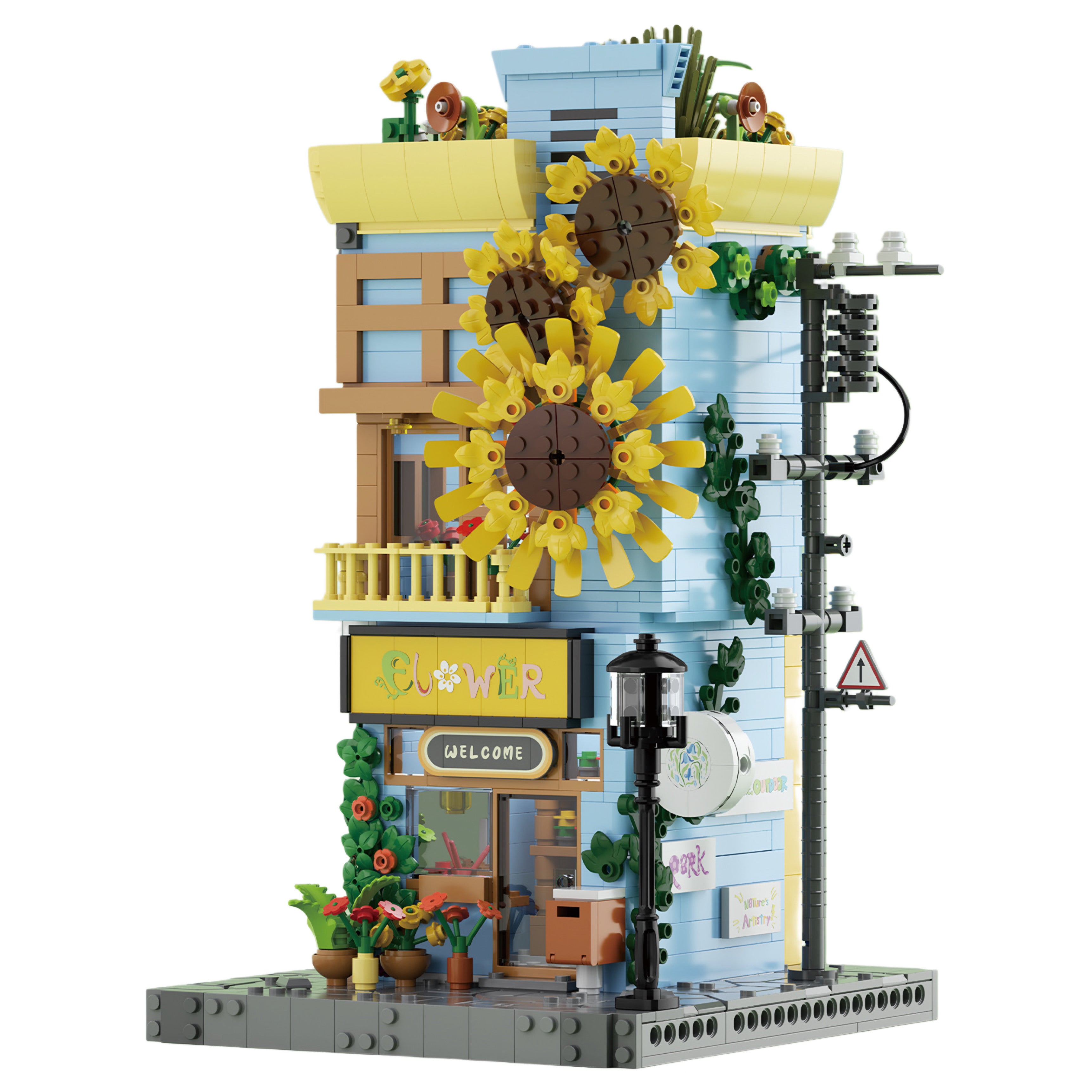 The Sunflower House | 1582pcs