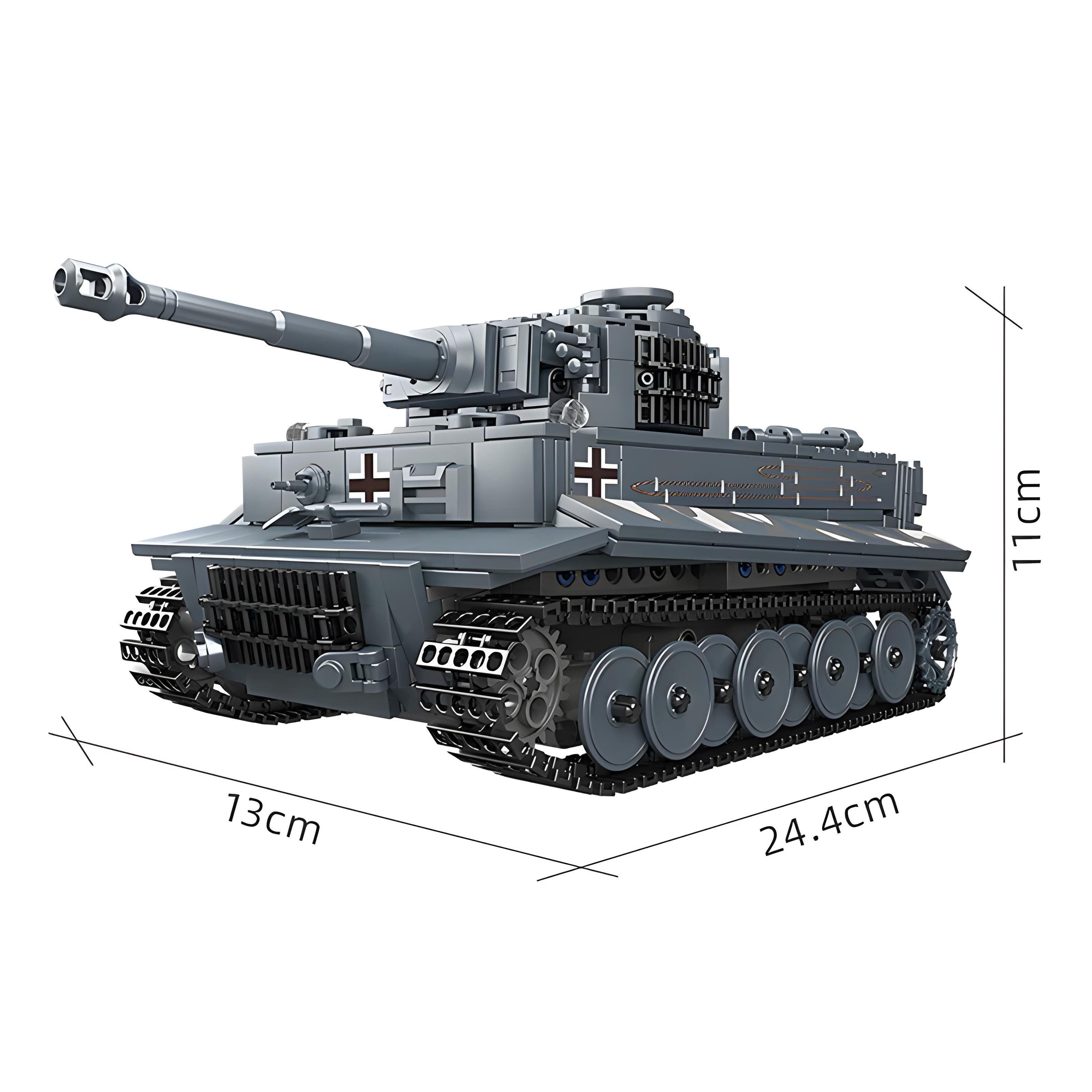 REMOTE CONTROLLED TIGER TANK | 802PCS