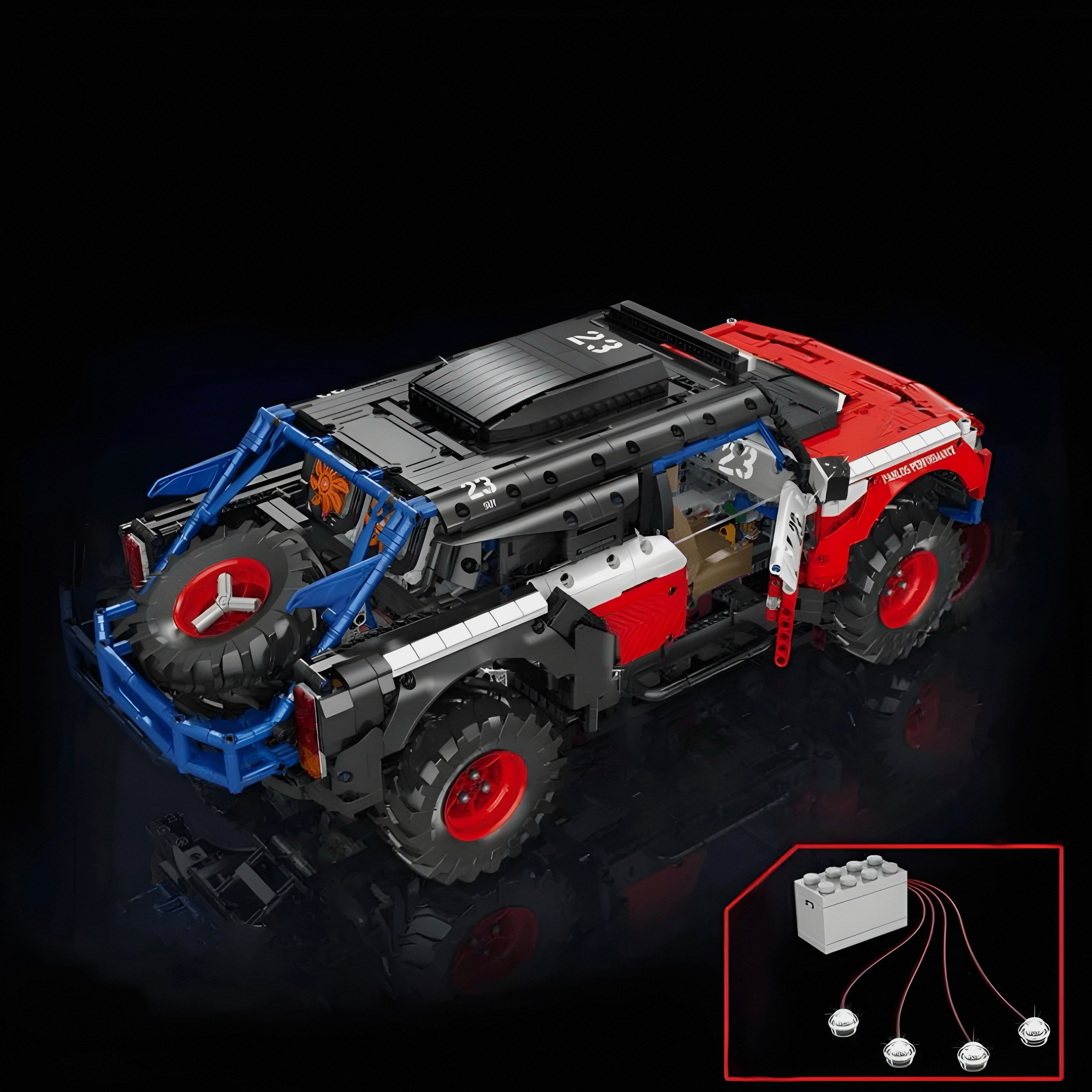 REMOTE CONTROLLED AMERICAN OFF ROADER | 2918PCS