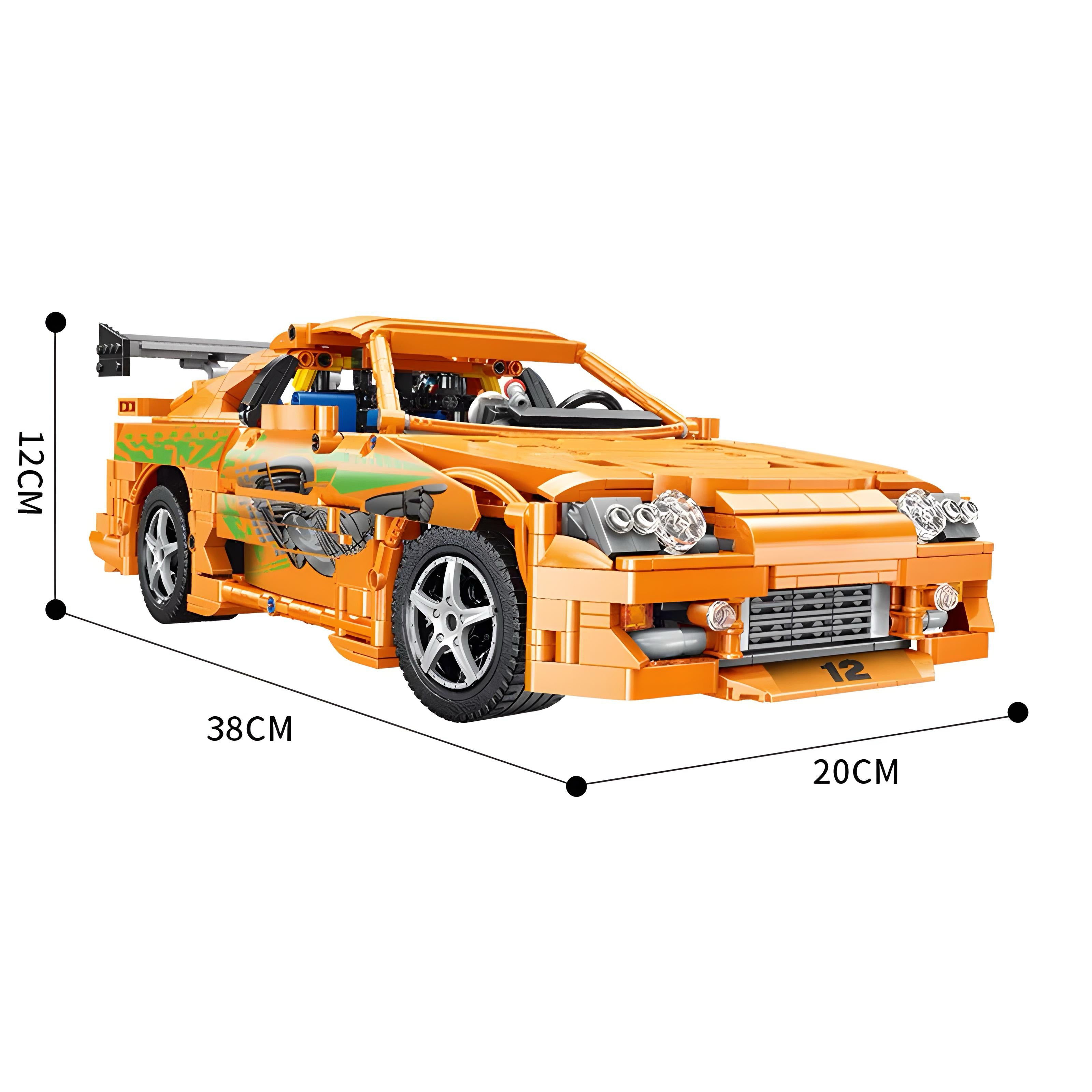 PAUL WALKER'S SUPRA | 2227PCS