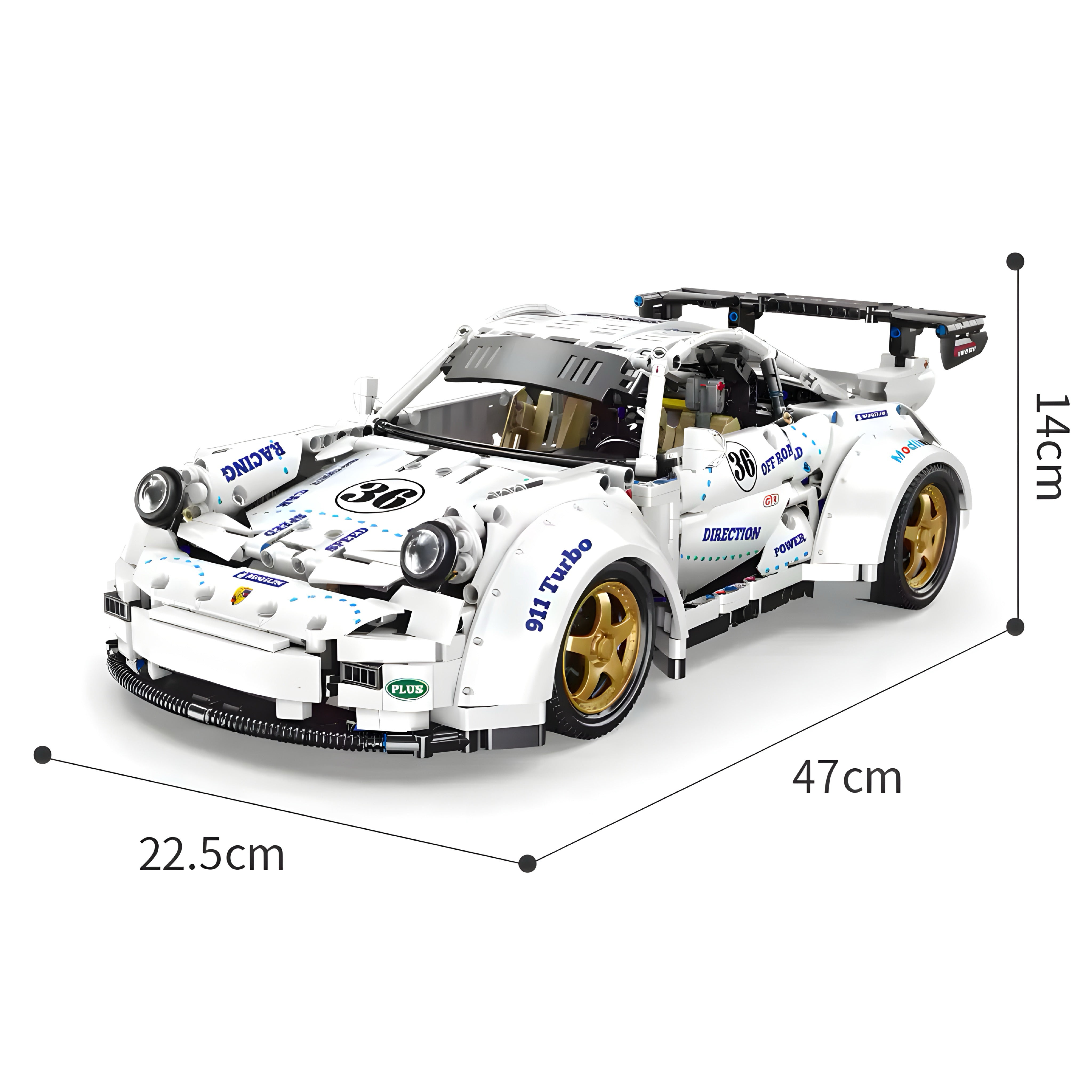 REMOTE CONTROLLED 911 TURBO WIDEBODY | 2126PCS