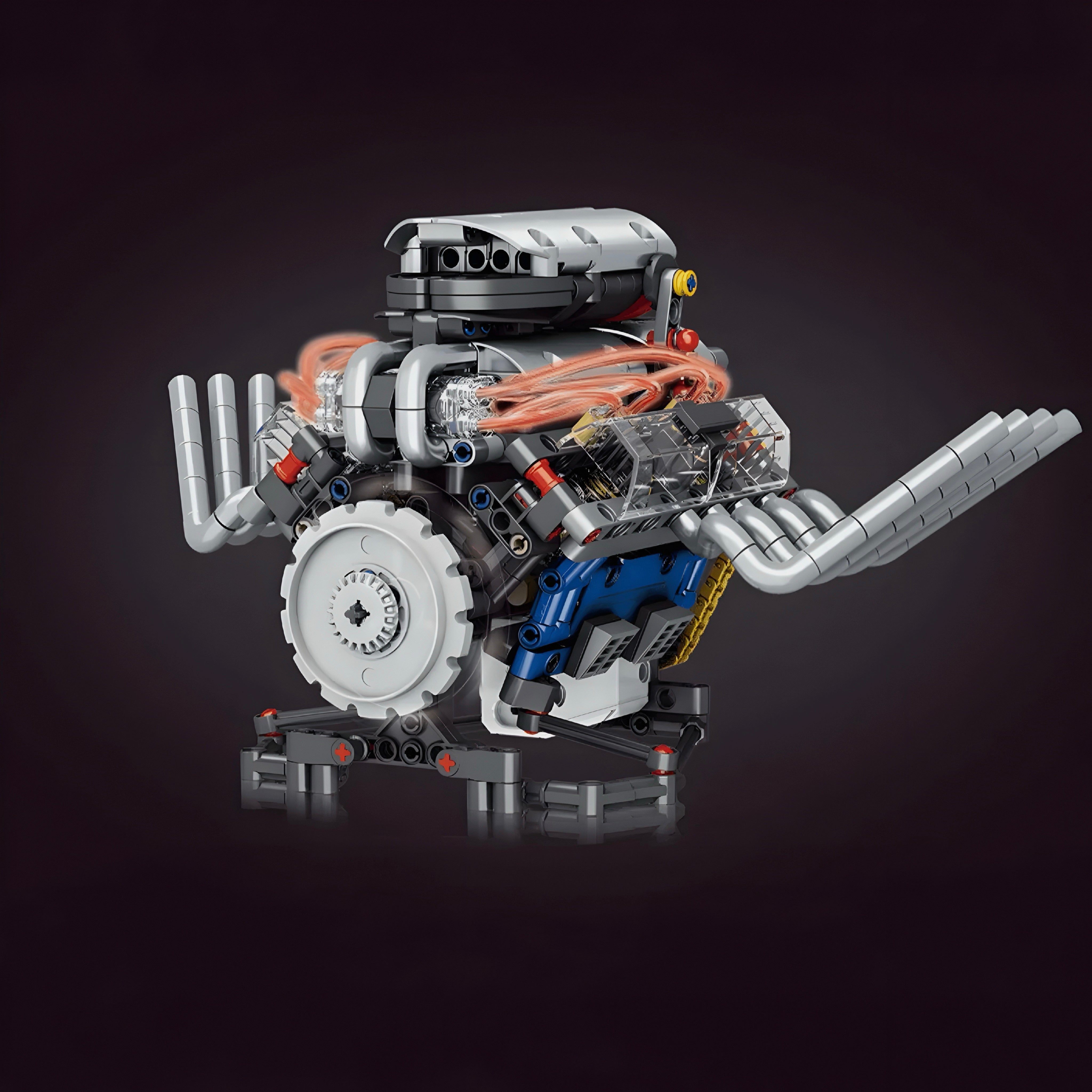 MOTORISED DRAGSTER V8 | 662PCS