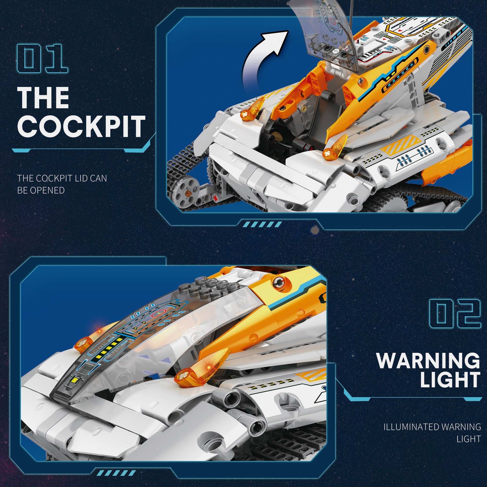 Remote Controlled Intergalactic Explorer | 704pcs