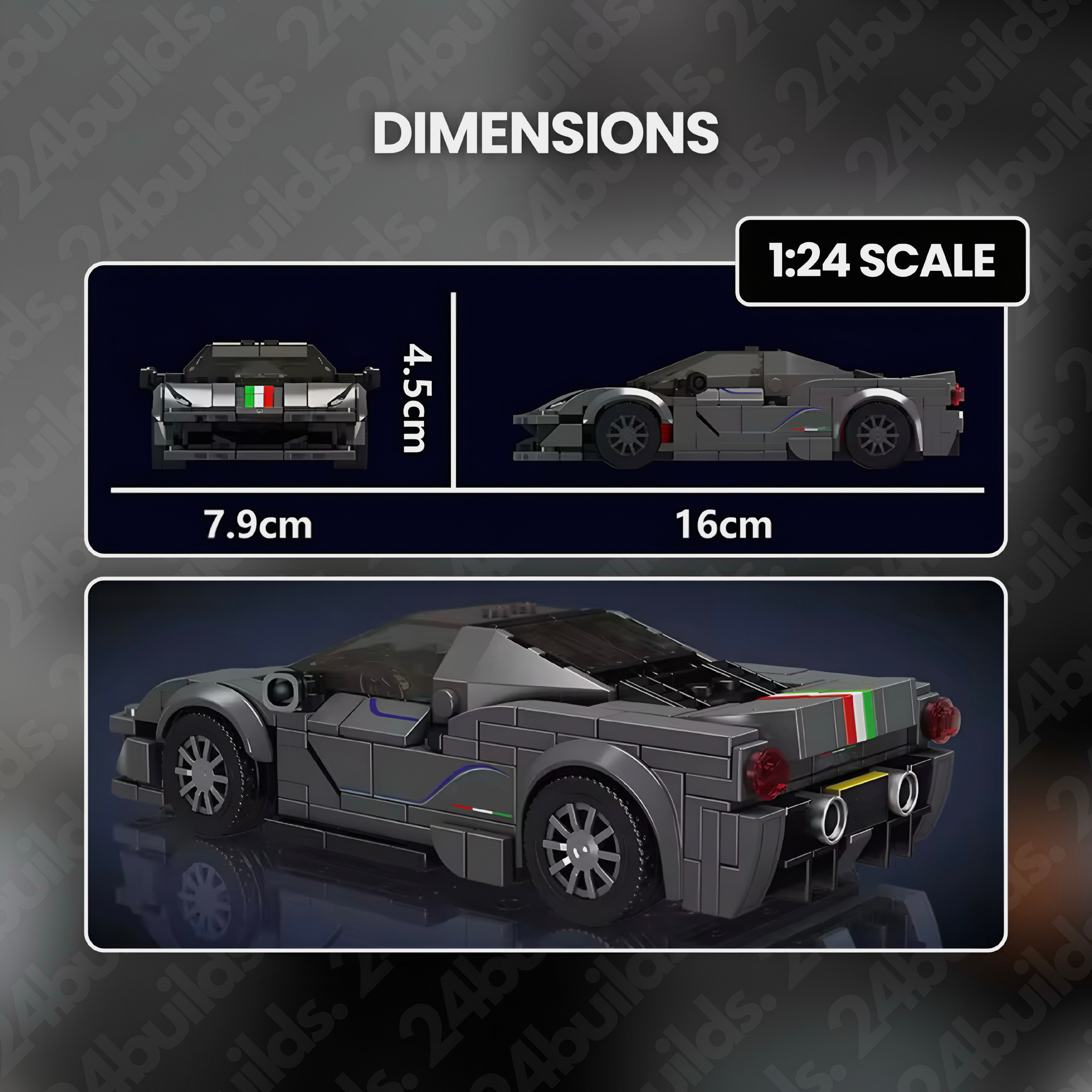 24BUILDS® 488 PISTA | 360PCS