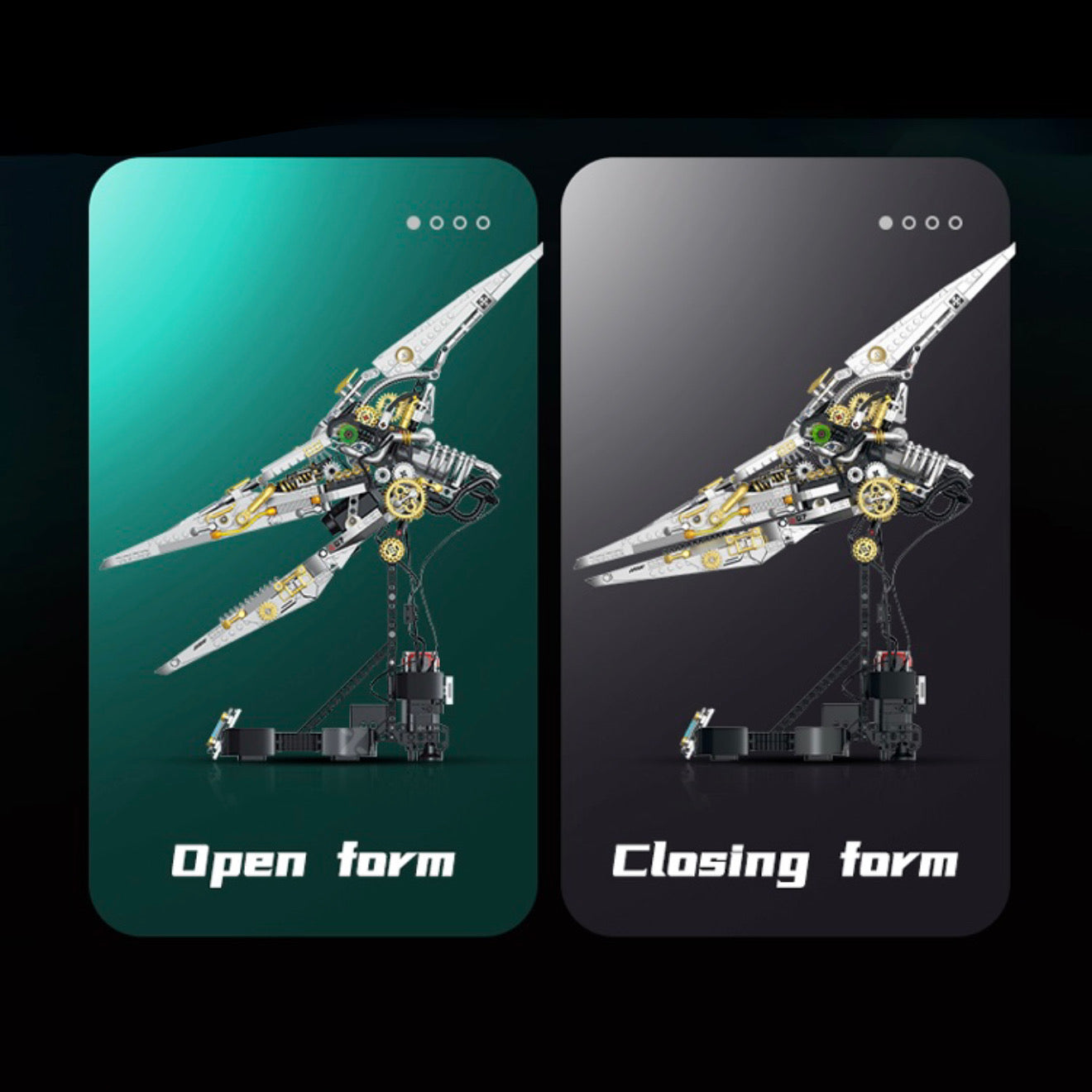 Cyber Pterosaurs Head | 894pcs