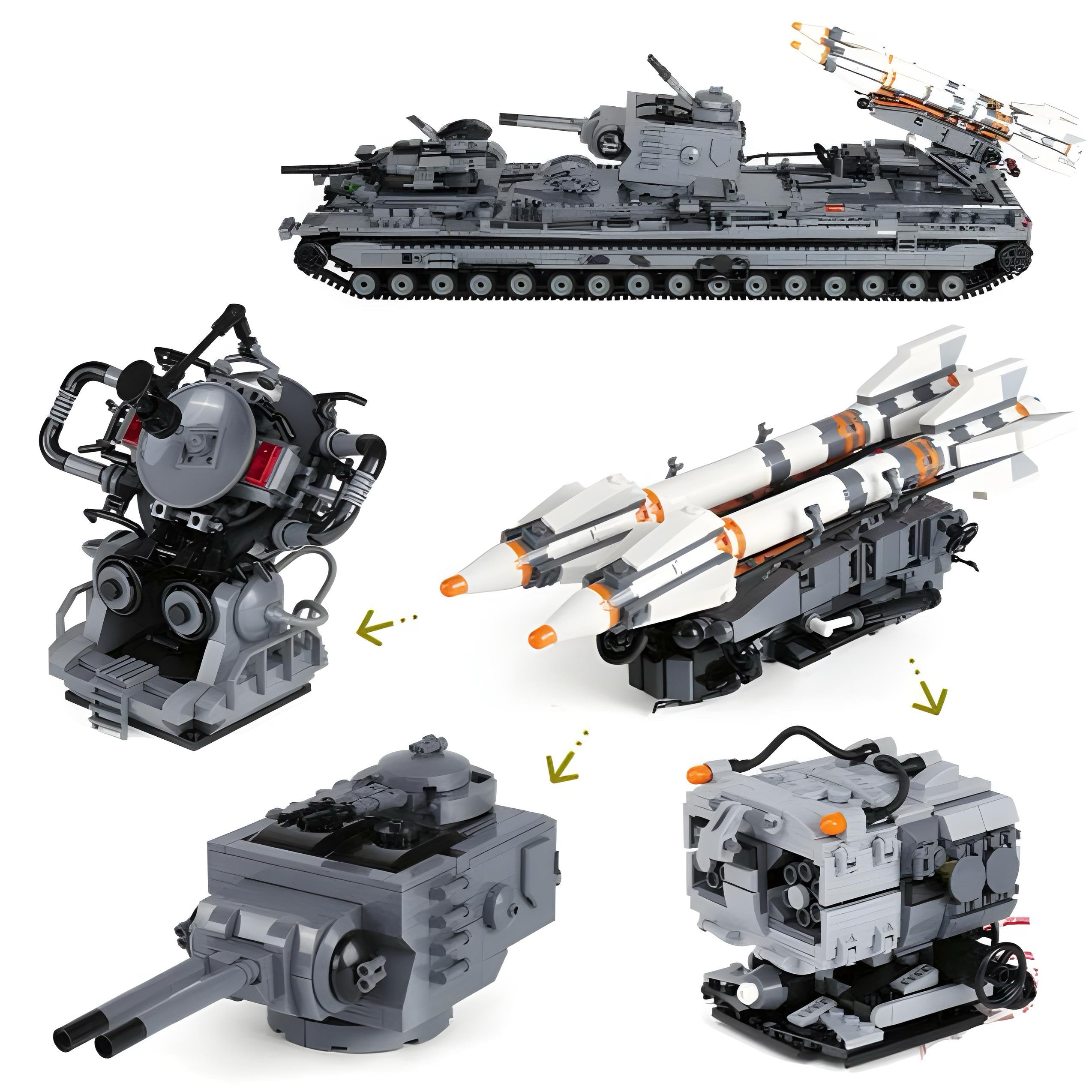 MISSILE CARRIER TANK | 3665PCS