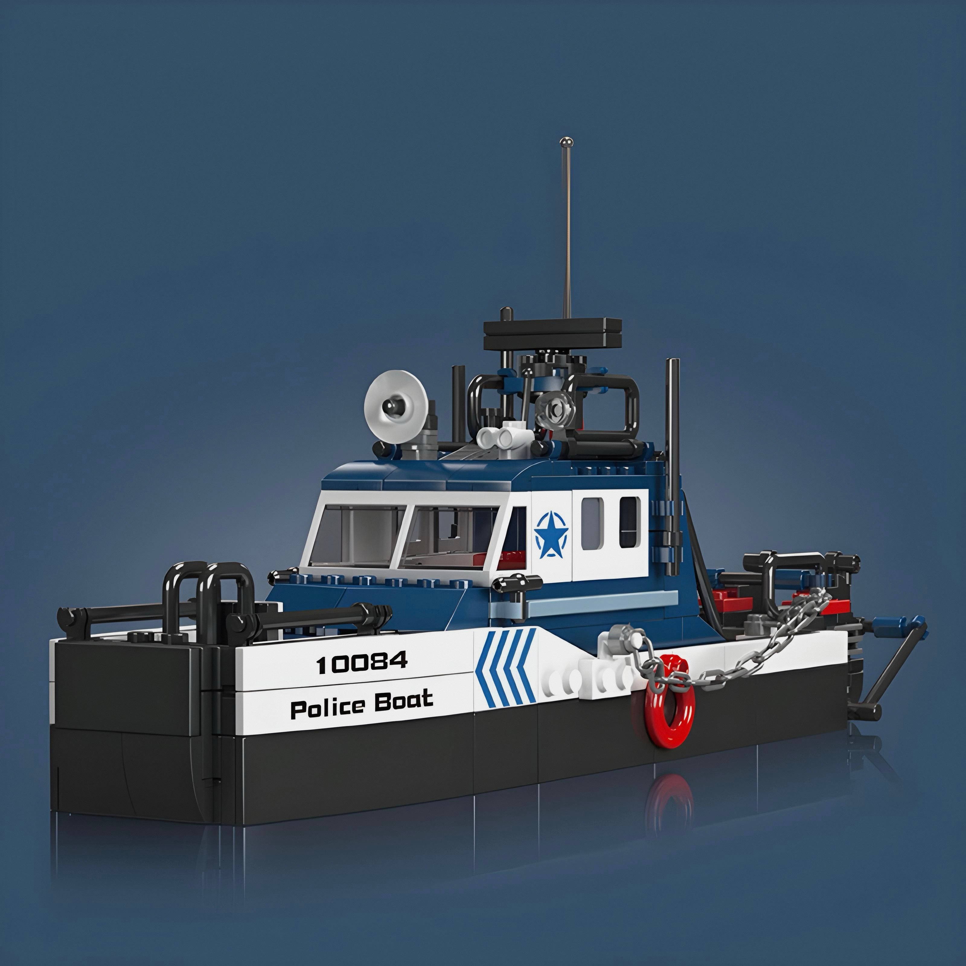 POLICE BOAT | 415PCS