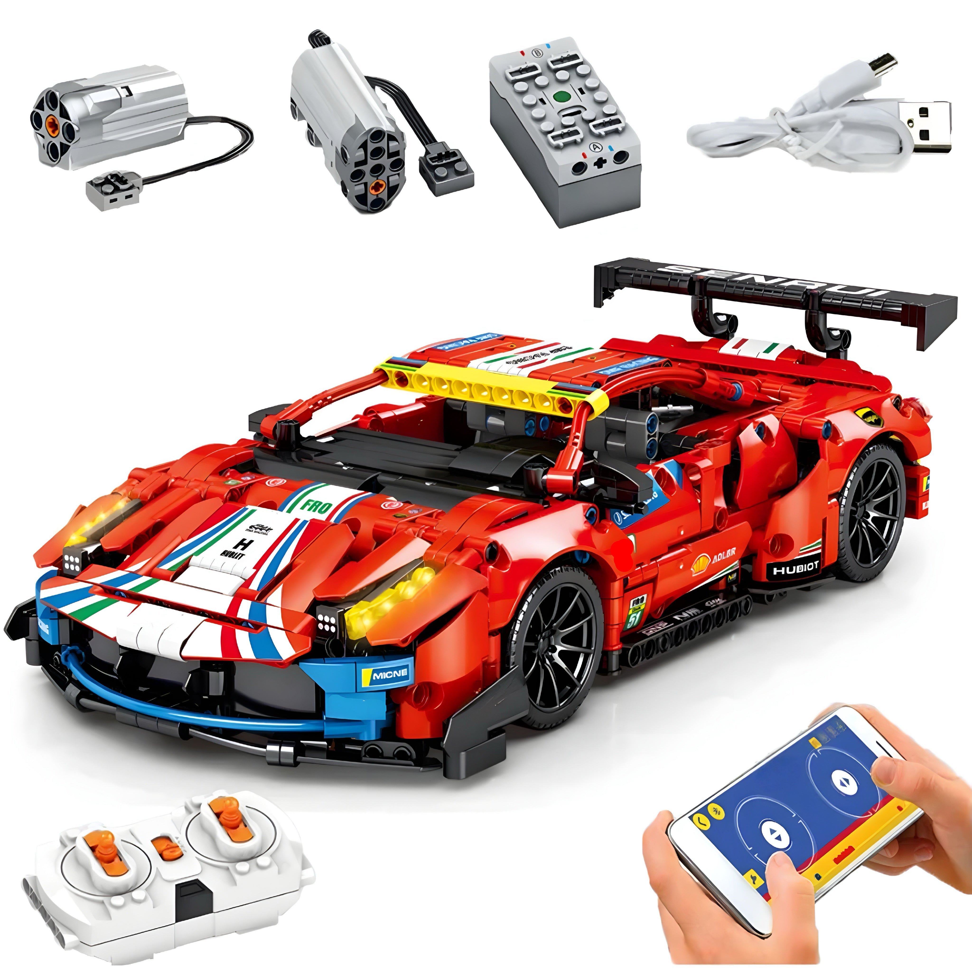 REMOTE CONTROLLED 488 GTE | 1206PCS