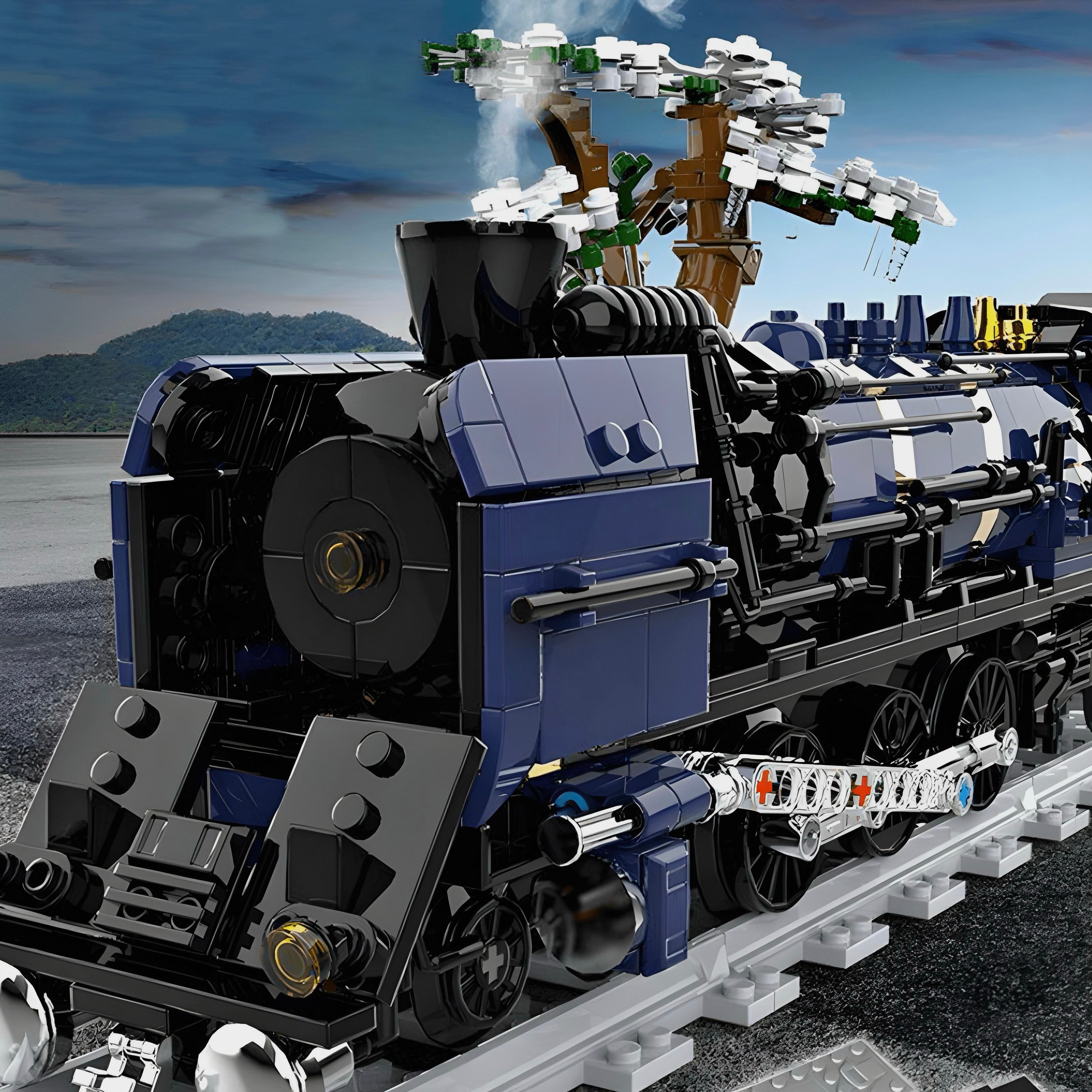 ORIENTAL STEAM TRAIN | 1052PCS