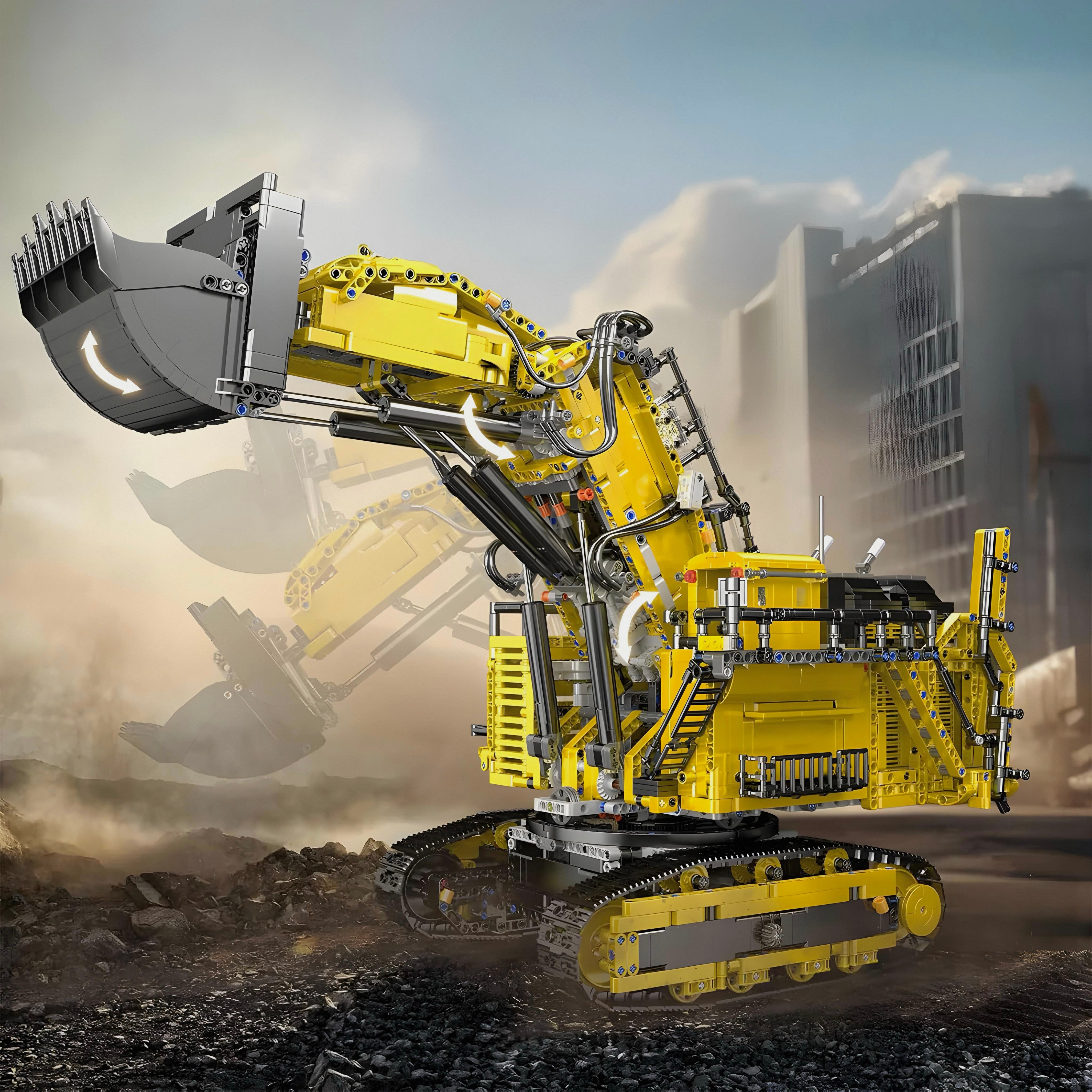 REMOTE CONTROLLED HEAVY DUTY EXCAVATOR | 4768PCS