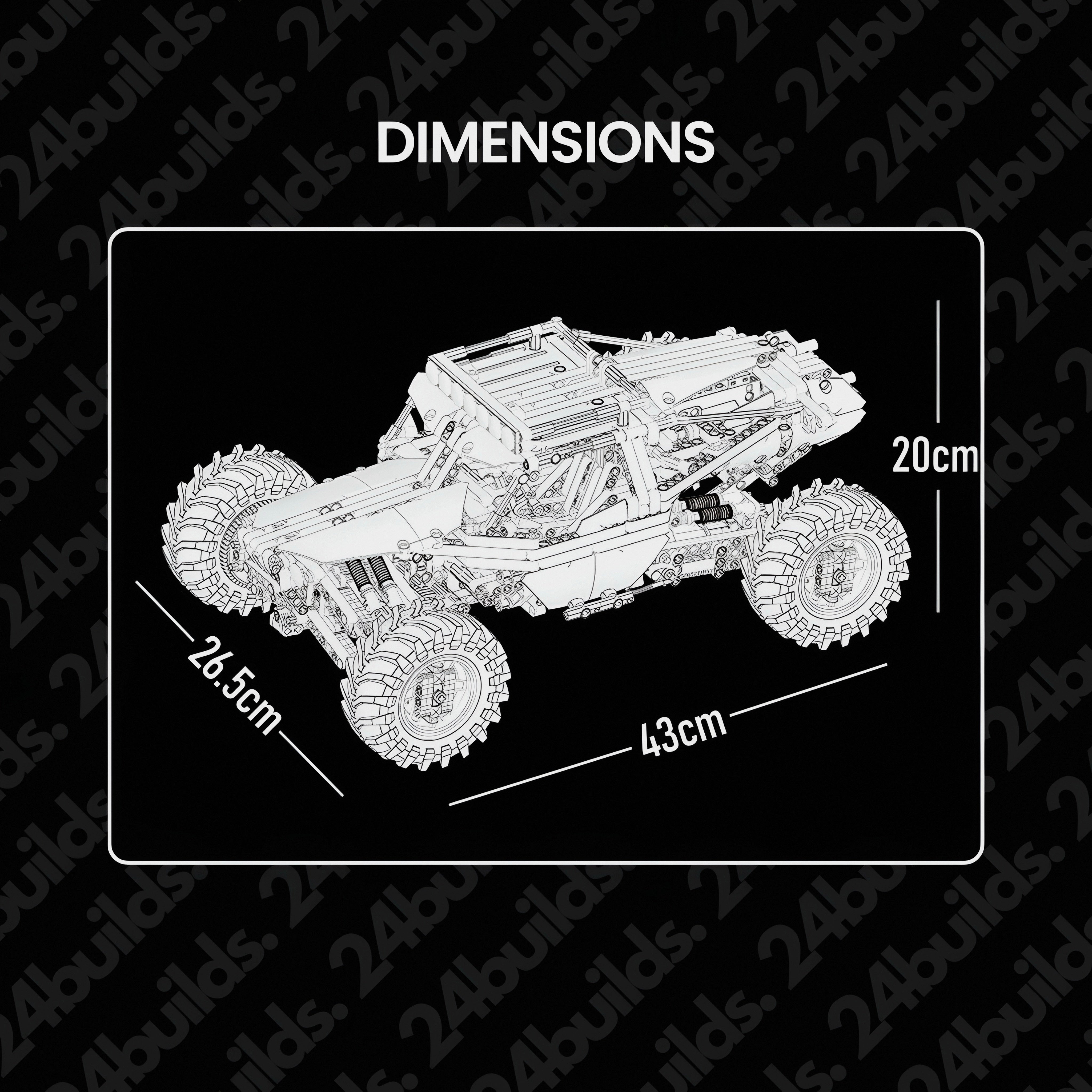 REMOTE CONTROLLED OFF ROAD BUGGY | 1880PCS