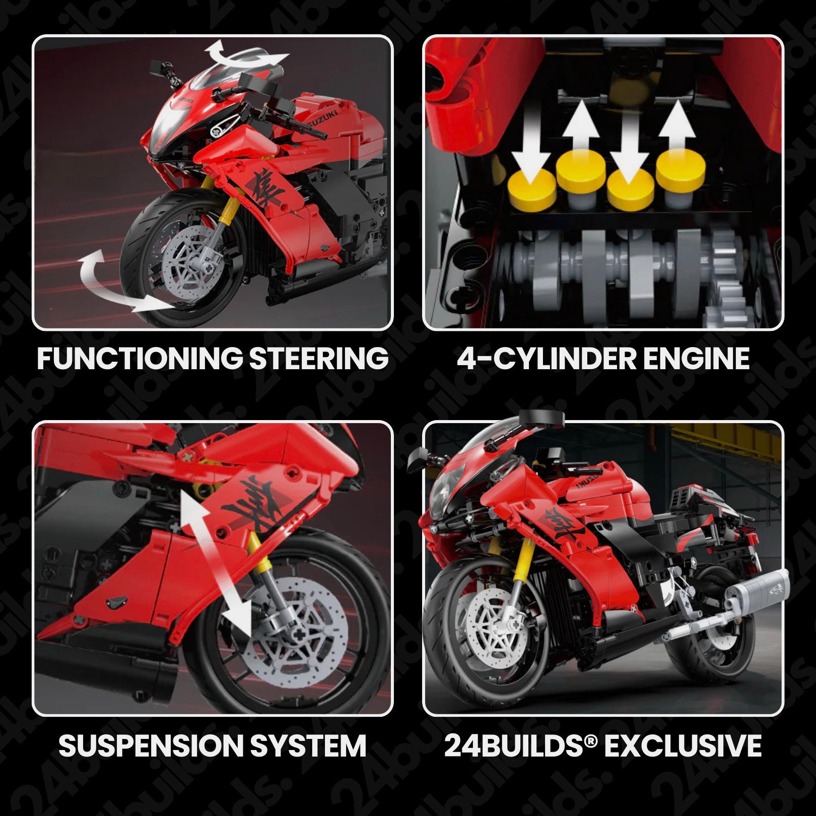 Suzuki Hayabusa | 1044pcs