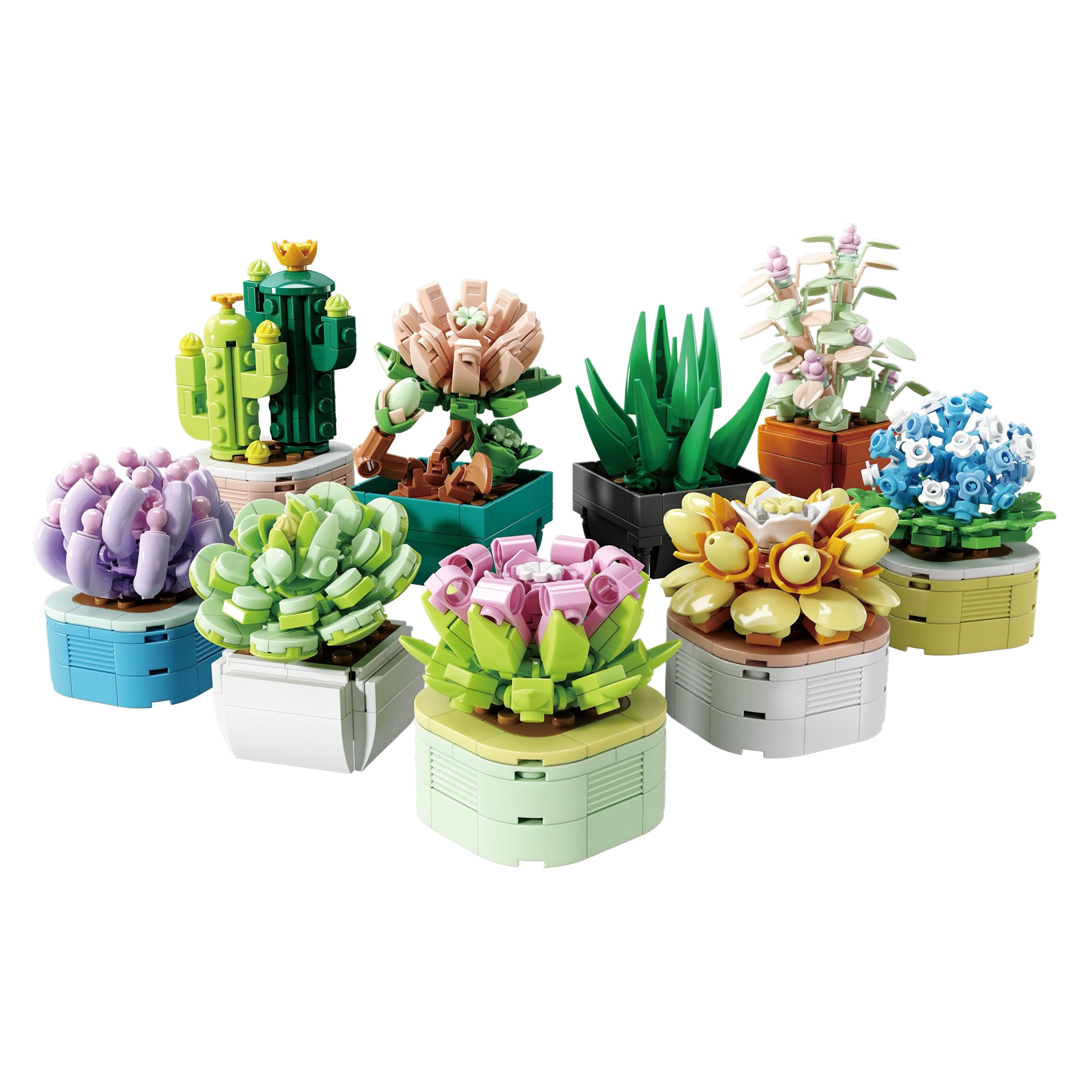 9 Plants Collection | 834pcs