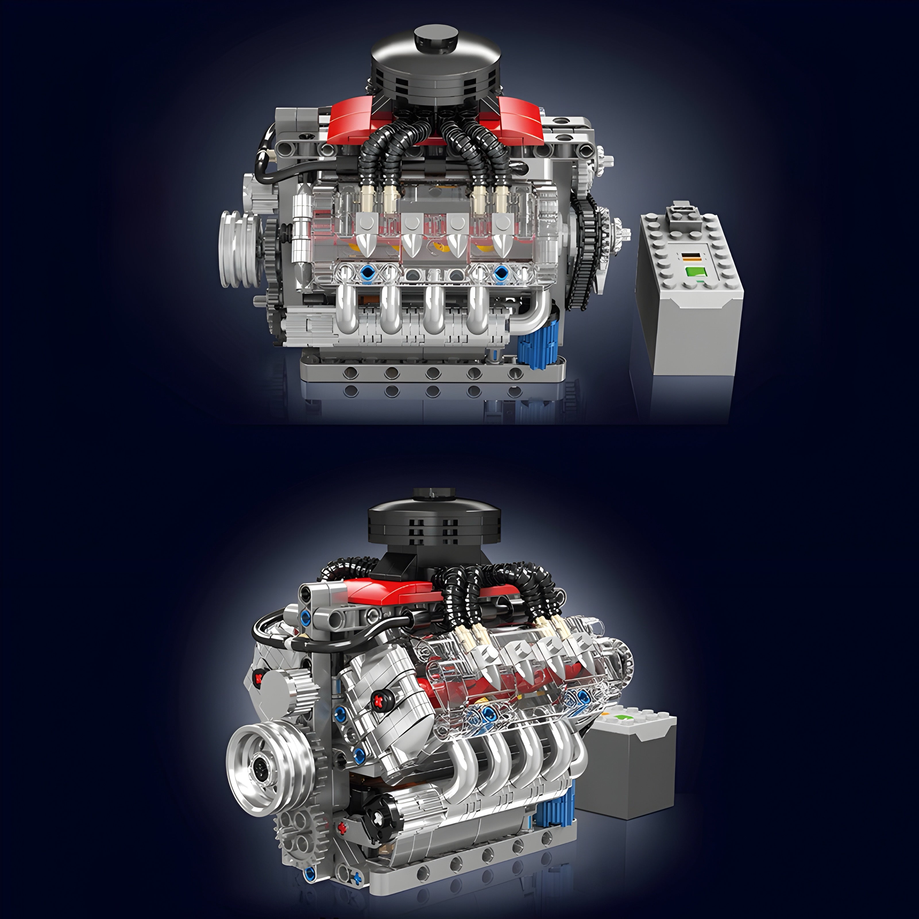 CHEVY MOTORIZED V8 ENGINE | 488PCS