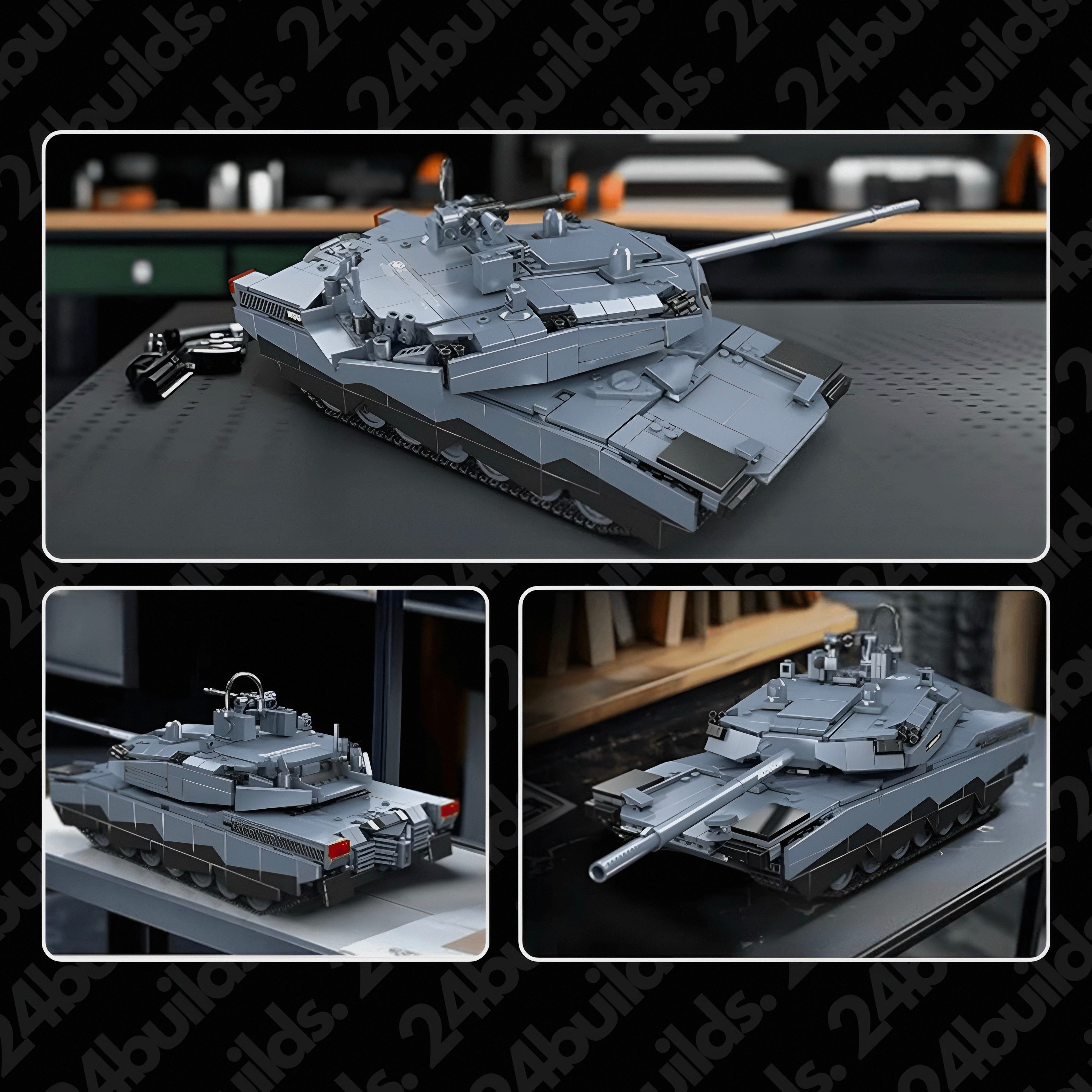 REMOTE CONTROLLED BATTLE TANK | 1194PCS