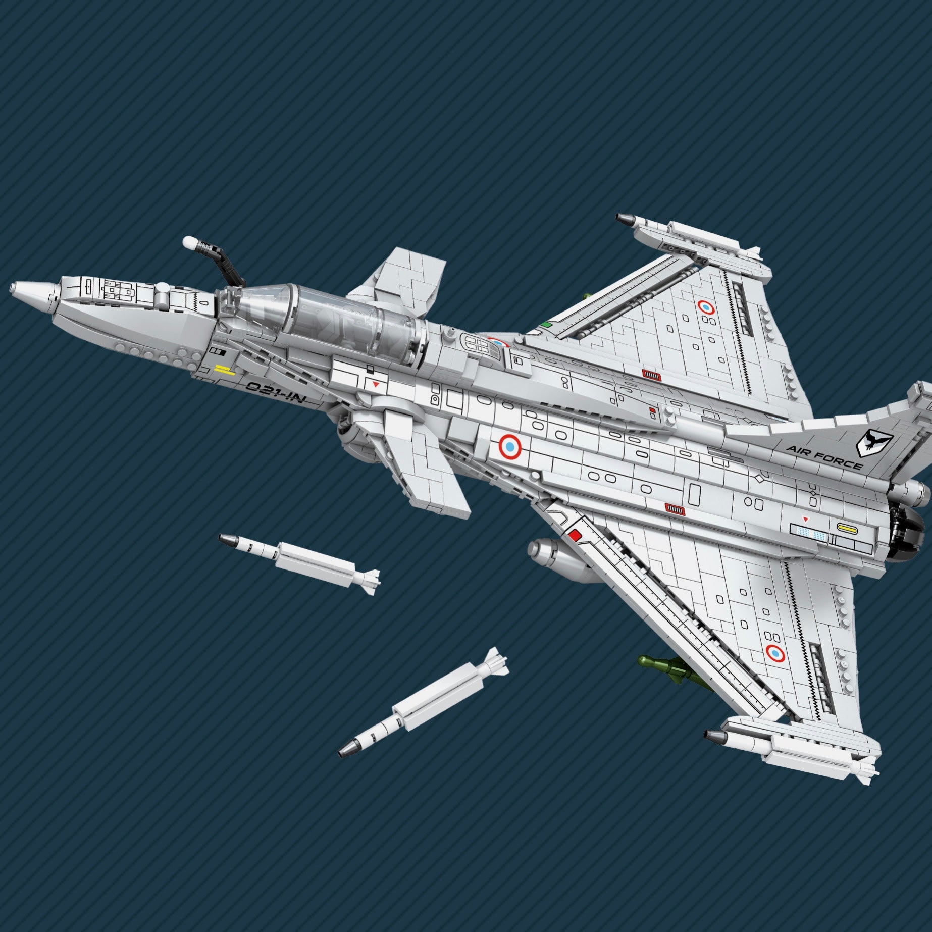 Rafale Fighter Jet | 2098pcs