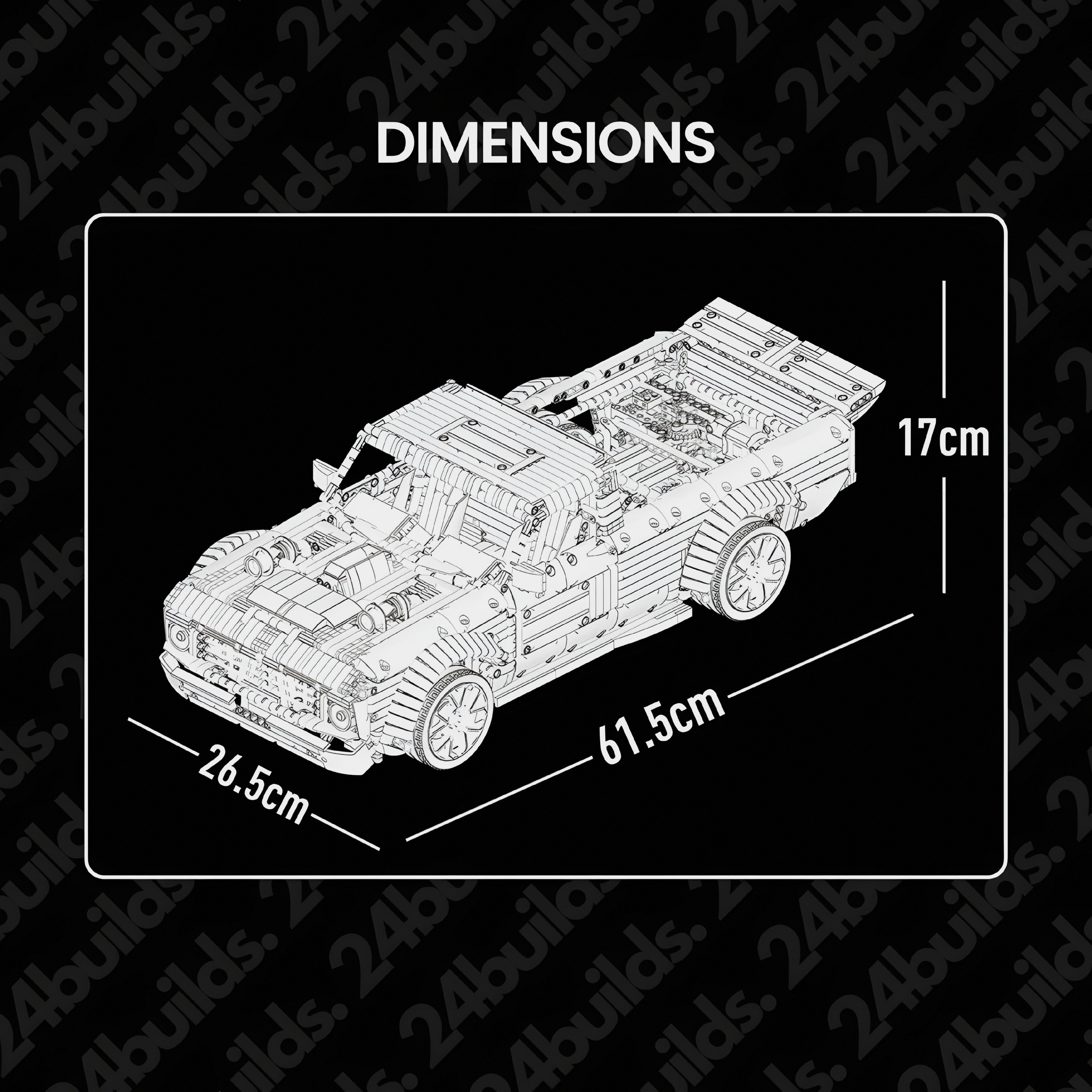 REMOTE CONTROLLED F-150 HOONITRUCK | 3694PCS