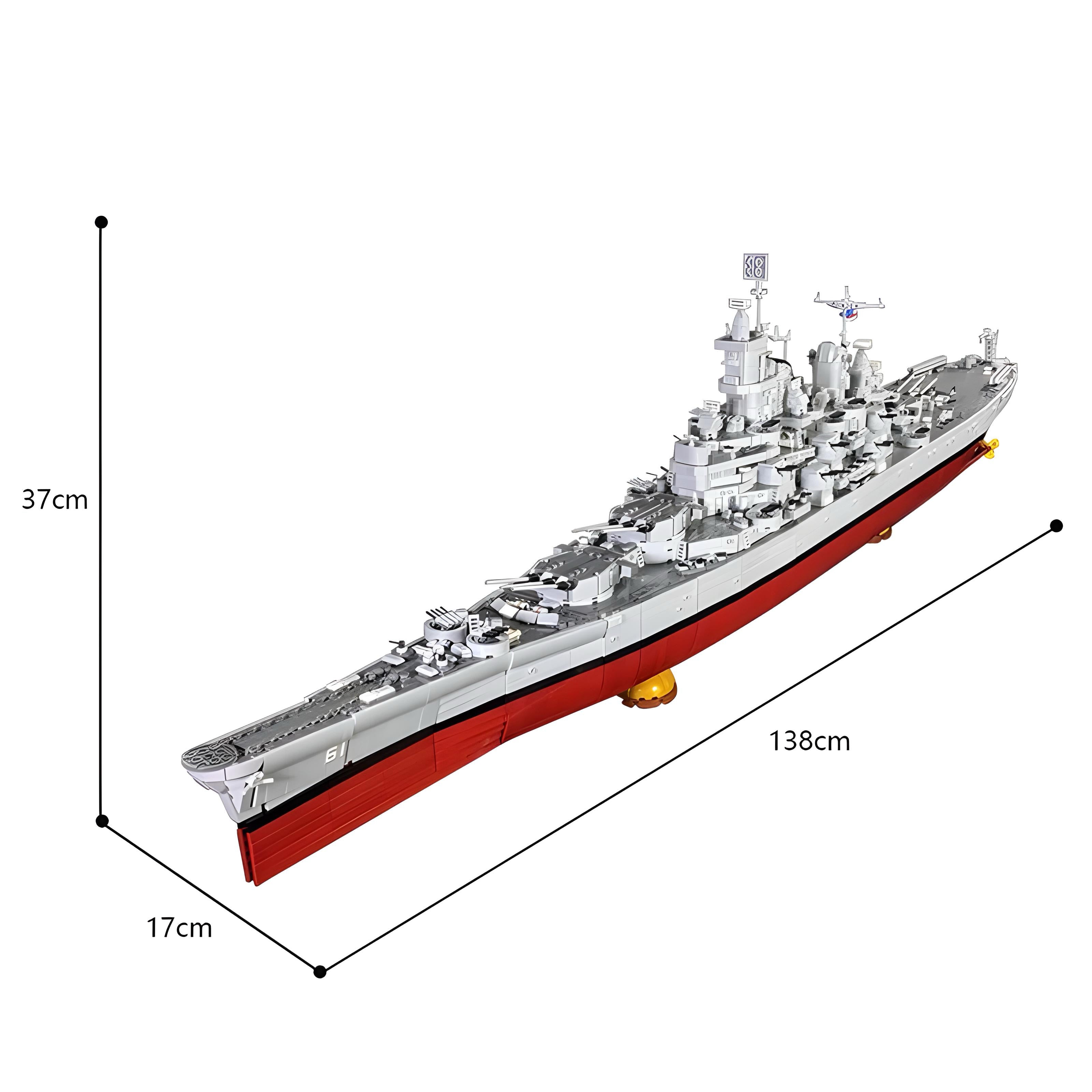 USS IOWA BB-61 BATTLESHIPS | 8042PCS