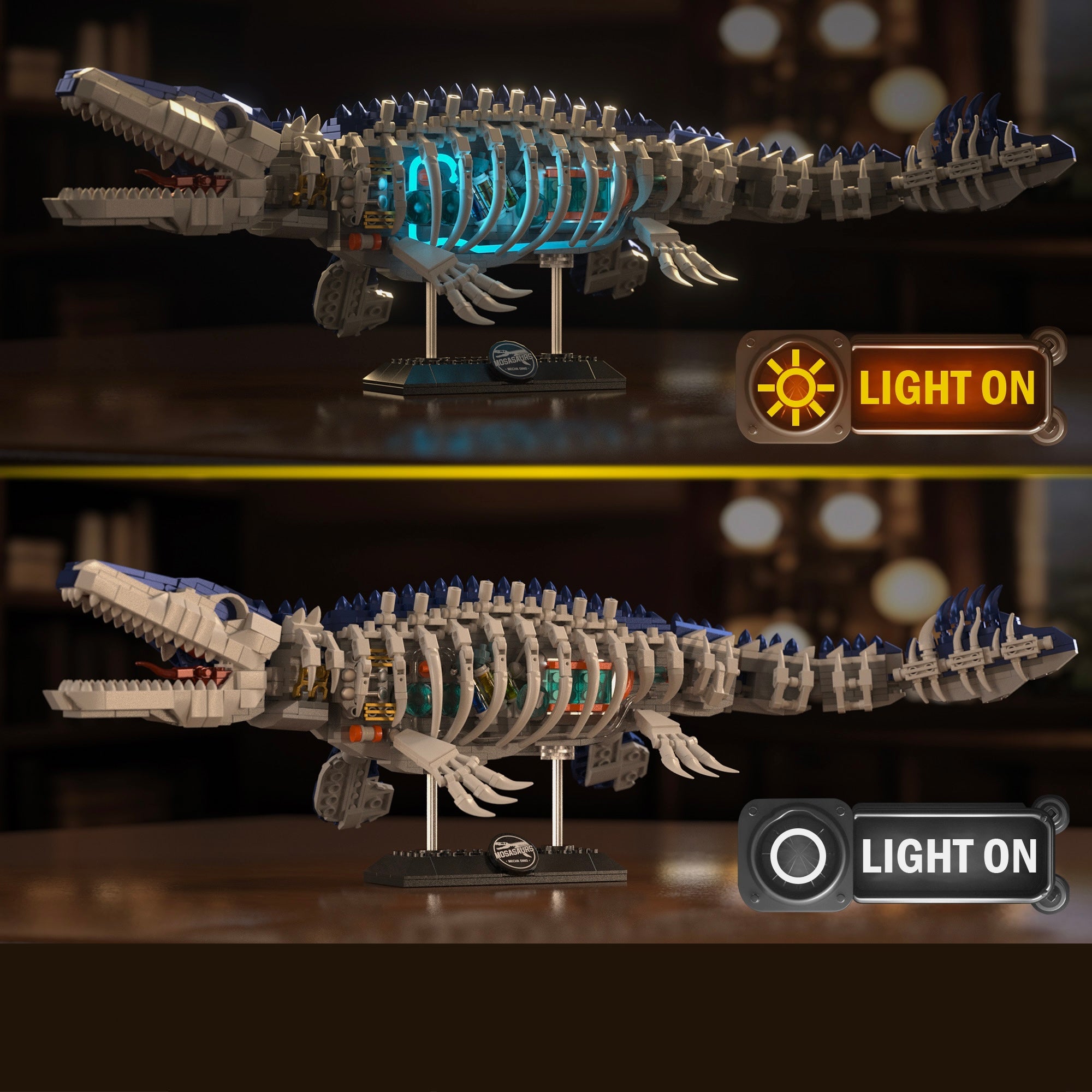 Cyber Mosasaurus | 1028pcs