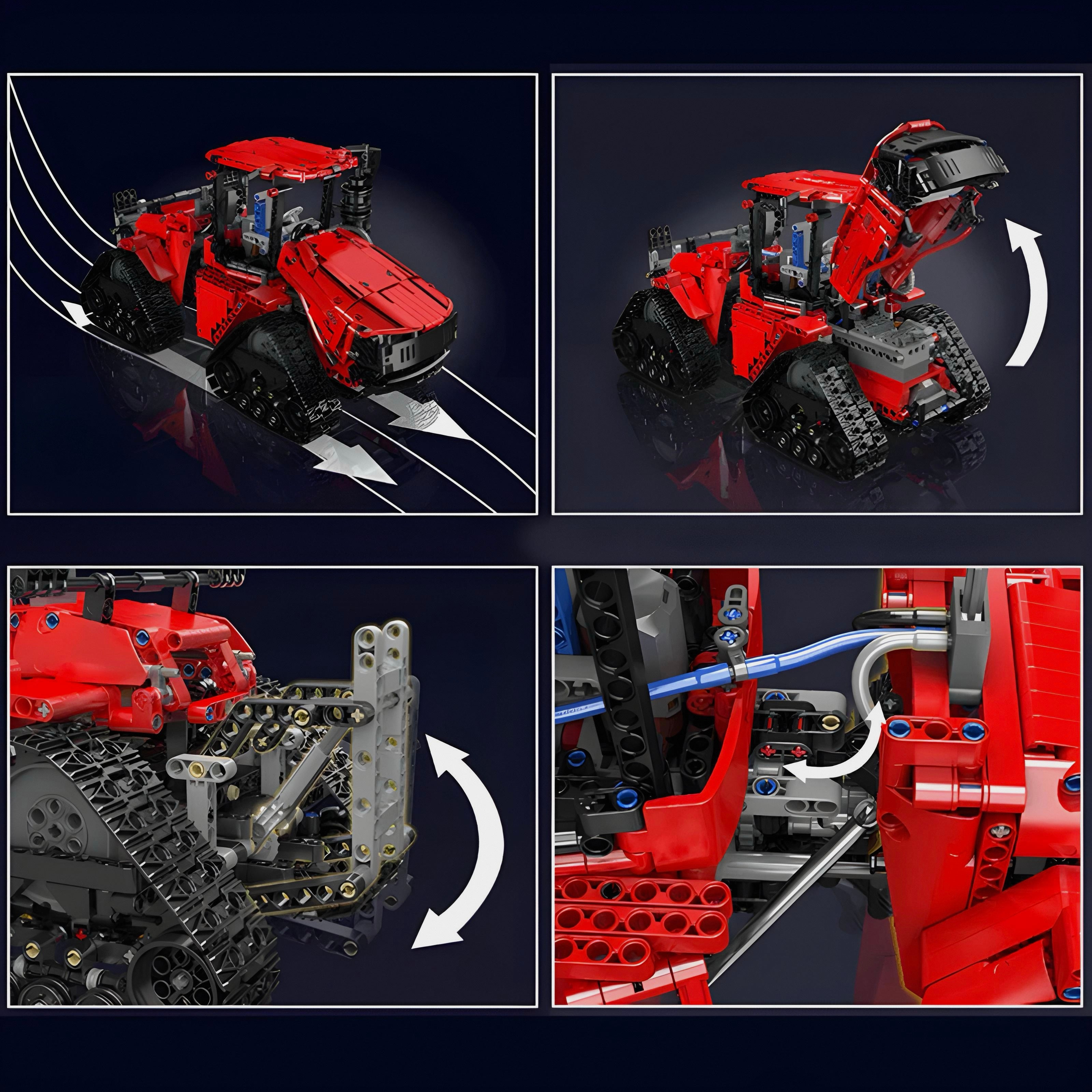 REMOTE CONTROLLED PNEUMATIC CRAWLER TRACTOR | 1697PCS